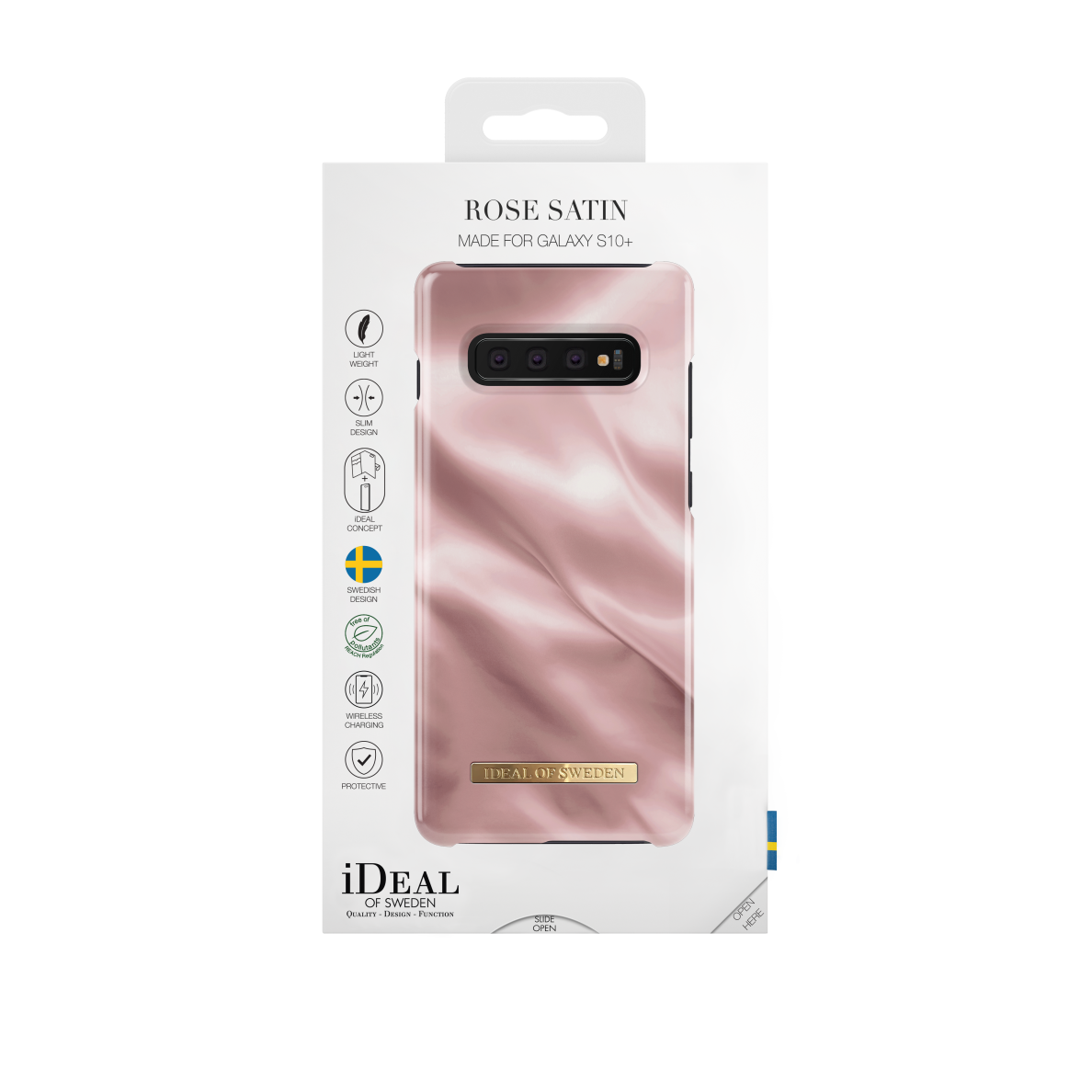 Samsung S10 PLUS iDeal Of Sweden nugarėlė Rose Satin 2