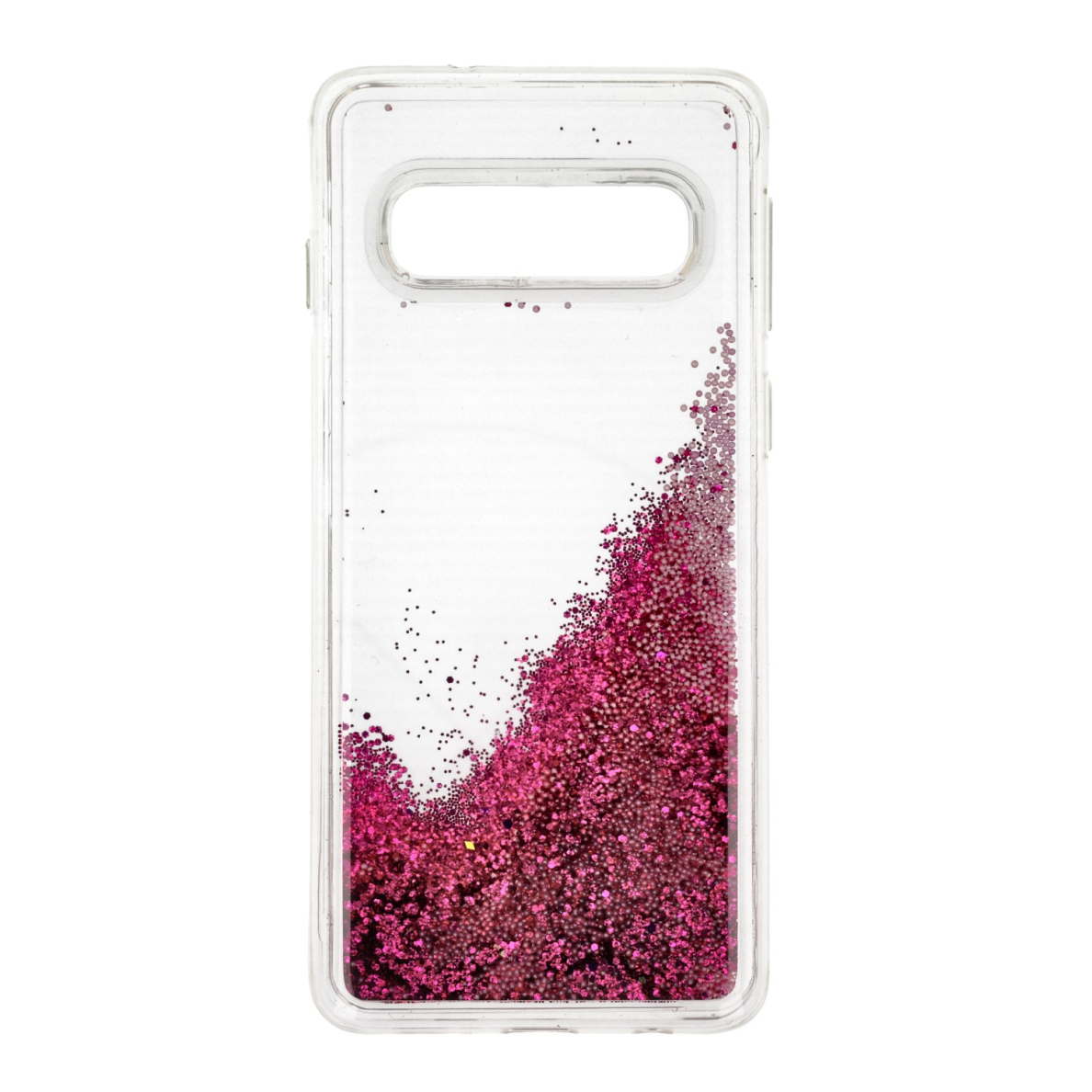 Samsung S10 rožinė WATER BALLS nugarėlė