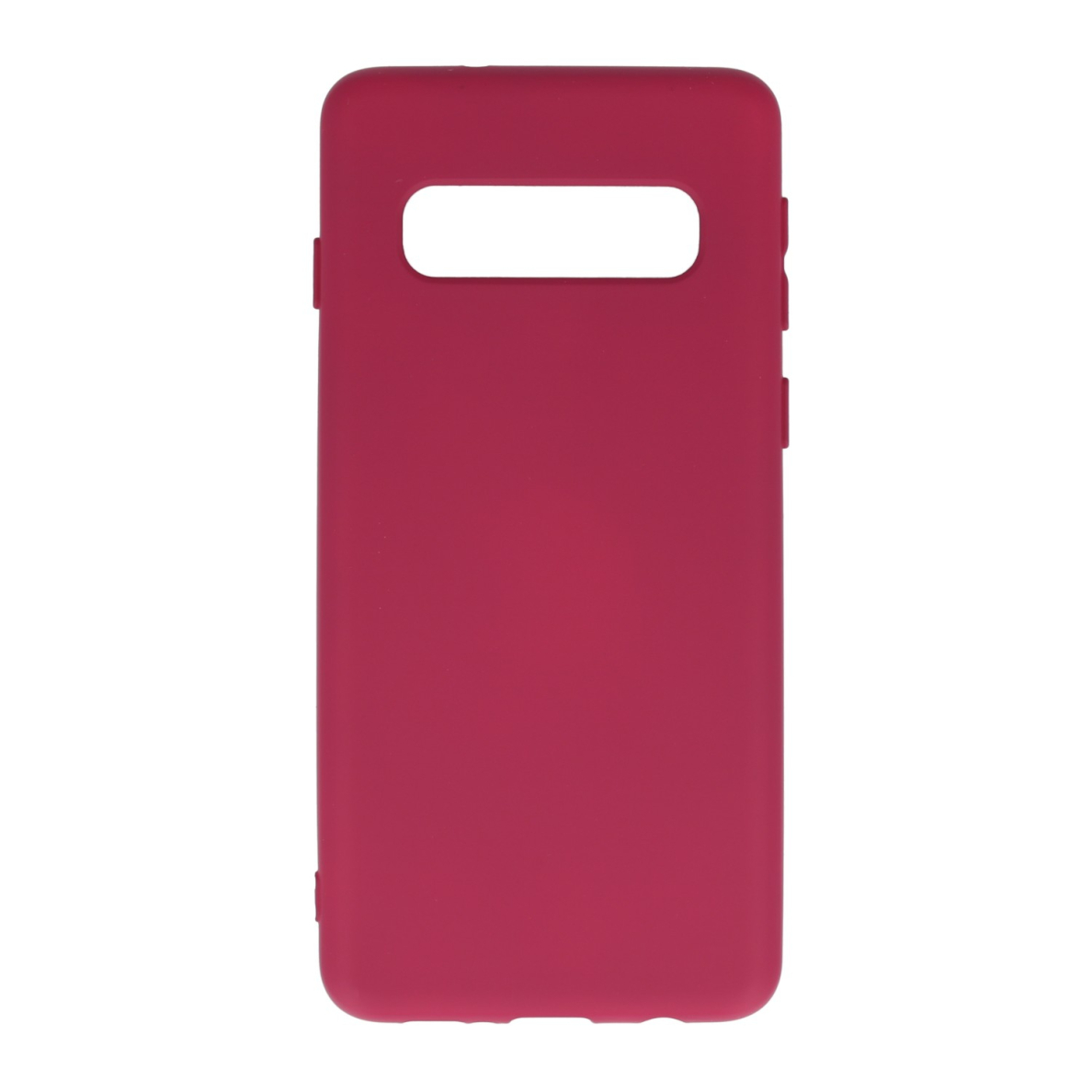 Samsung S10 tamsiai rožinė SILICONE LITE nugarėlė