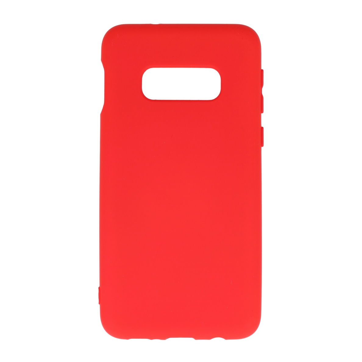 Samsung S10E raudona SILICONE LITE nugarėlė