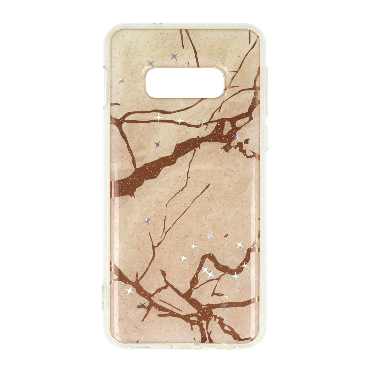 Samsung S10E rausva MARMUR nugarėlė