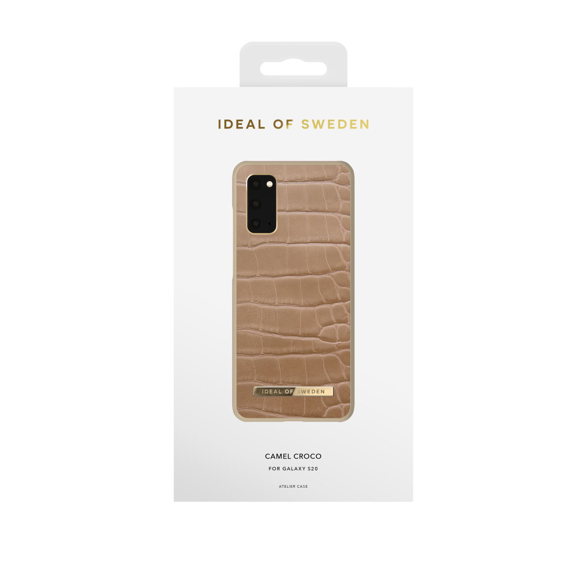 Samsung S20 iDeal Of Sweden dėklas Camel Croco 1