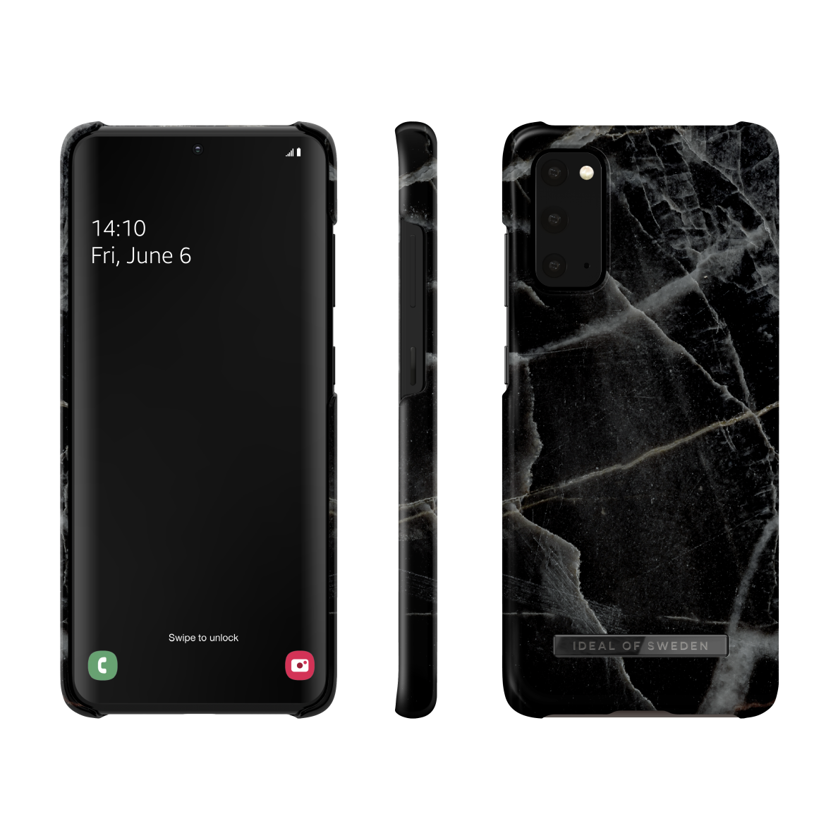 Samsung S20 iDeal Of Sweden nugarėlė Black Thunder Marble 2