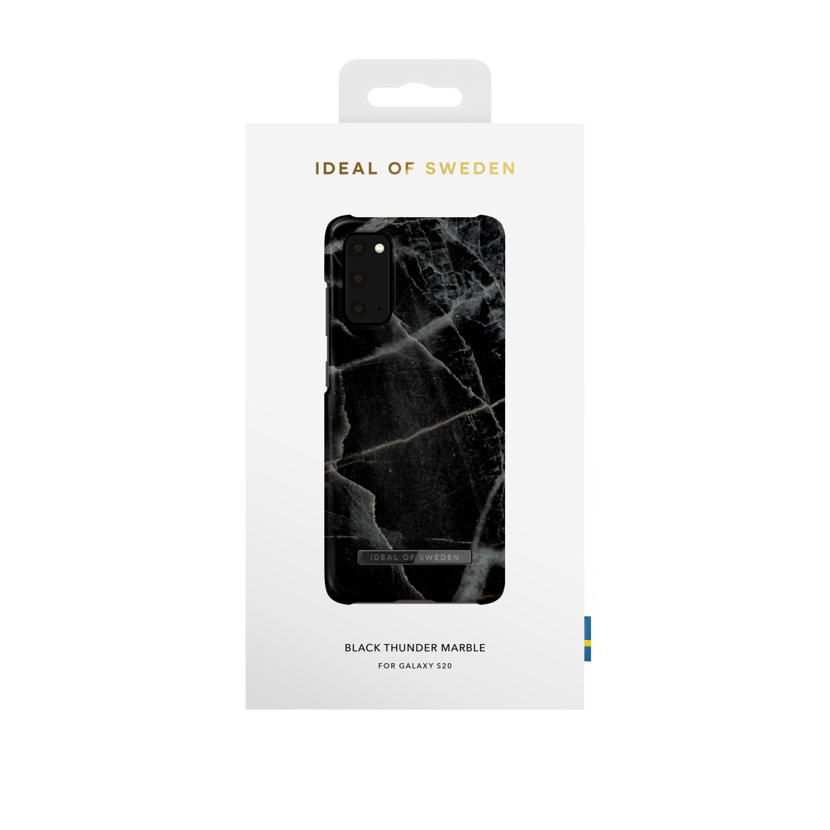 Samsung S20 iDeal Of Sweden nugarėlė Black Thunder Marble 1