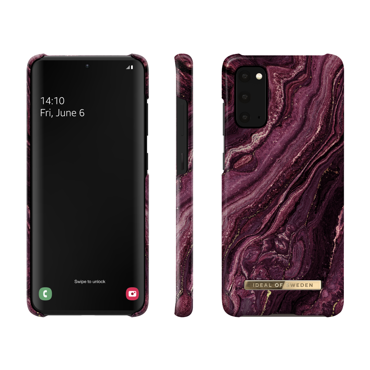 Samsung S20 iDeal Of Sweden nugarėlė Golden Plum 2