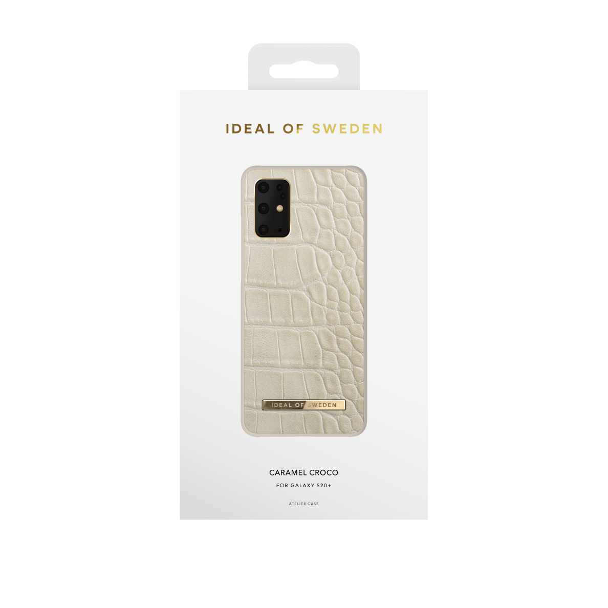 Samsung S20 PLUS iDeal Of Sweden nugarėlė Caramel Croco 2 Samsung S20 PLUS iDeal Of Sweden nugarėlė Caramel Croco 2