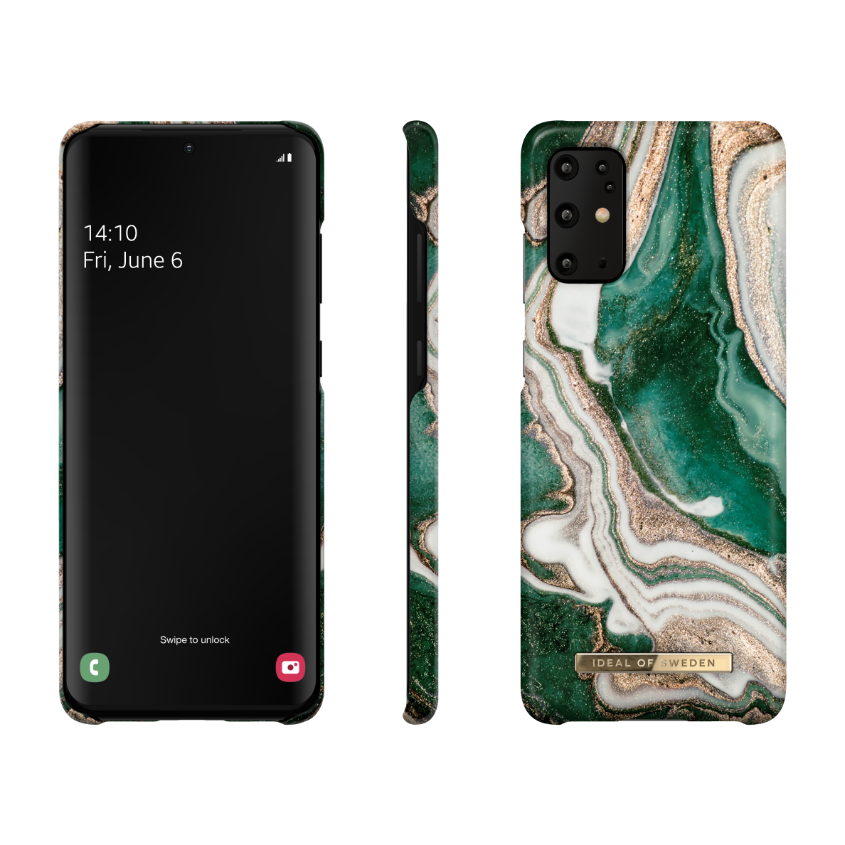 Samsung S20 PLUS iDeal Of Sweden nugarėlė Golden Jade Marble 2
