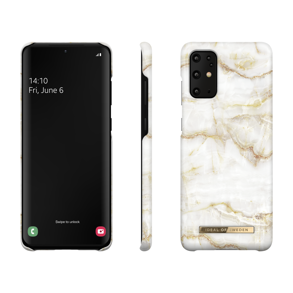 Samsung S20 PLUS iDeal Of Sweden nugarėlė Golden Pearl Marble 2