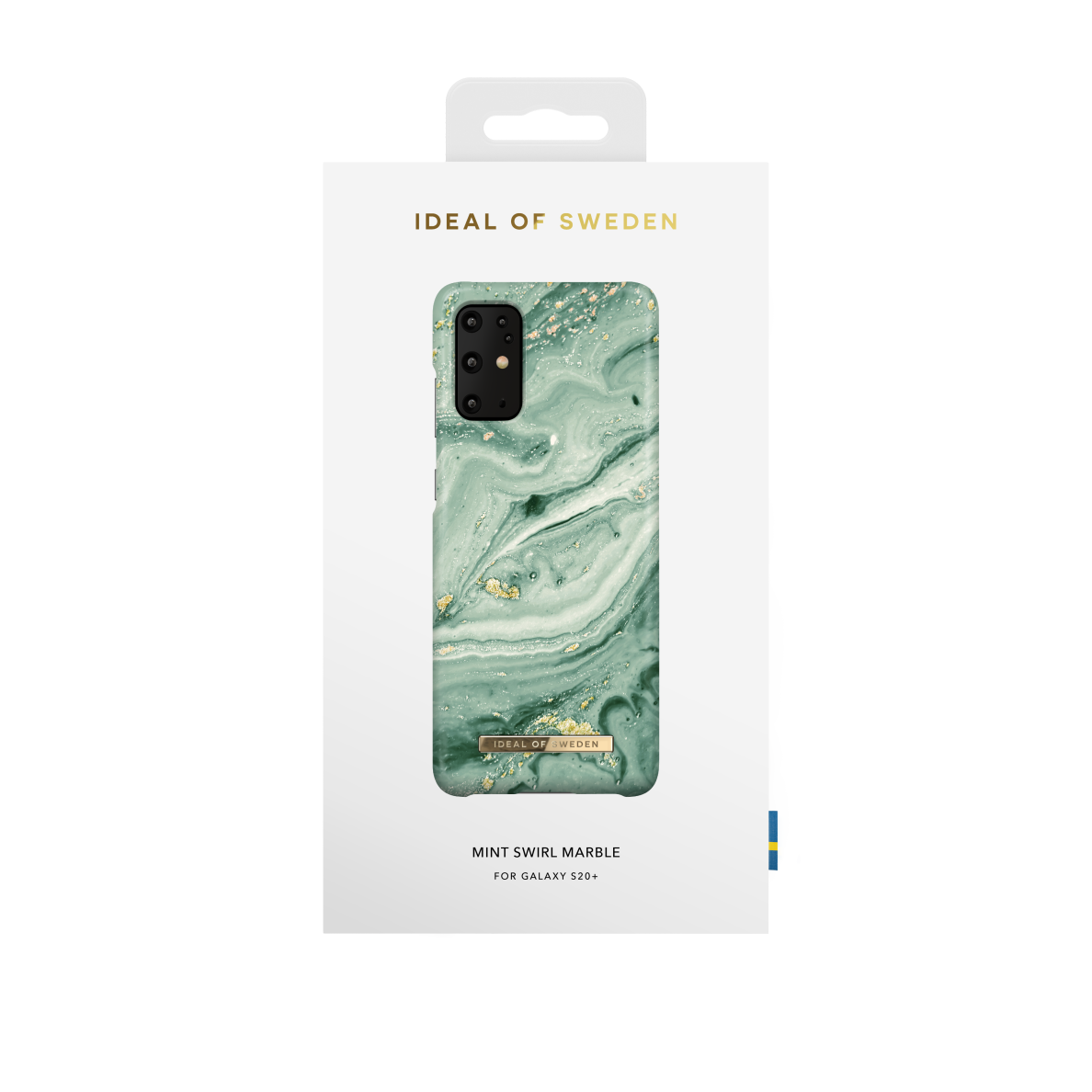 Samsung S20 PLUS iDeal Of Sweden nugarėlė Mint Swirl Marble 1