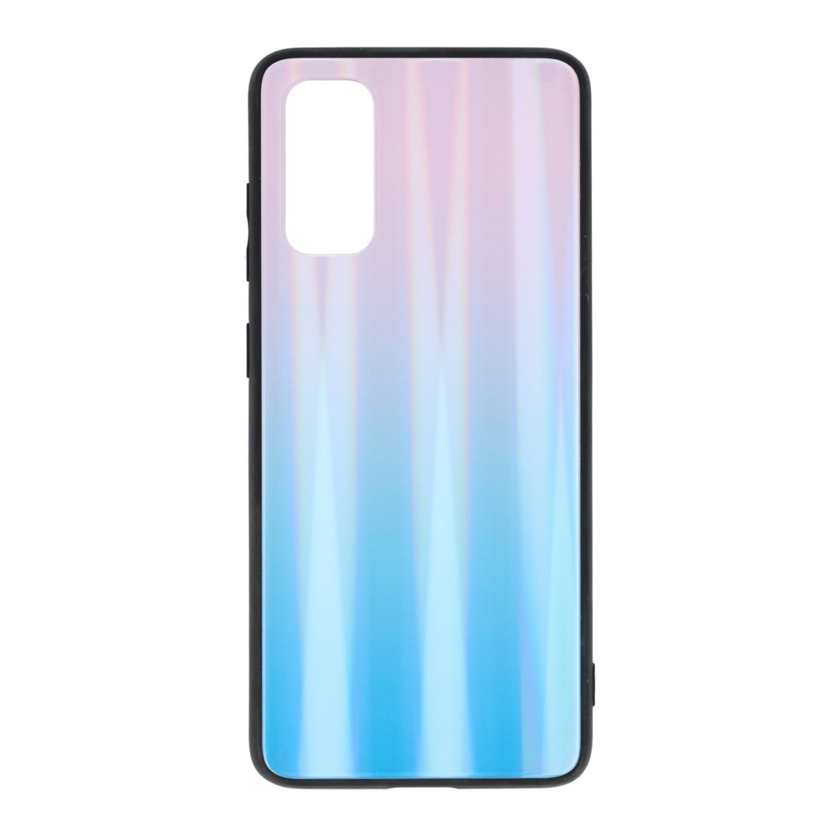 Samsung S20 rausva+mėlyna AURORA GLASS nugarėlė