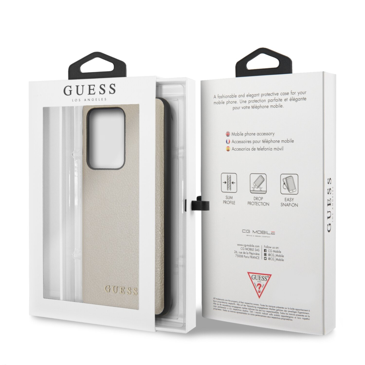 Samsung S20 ULTRA aukso spalvos GUESS nugarėlė GUHCS69IGLGO 6