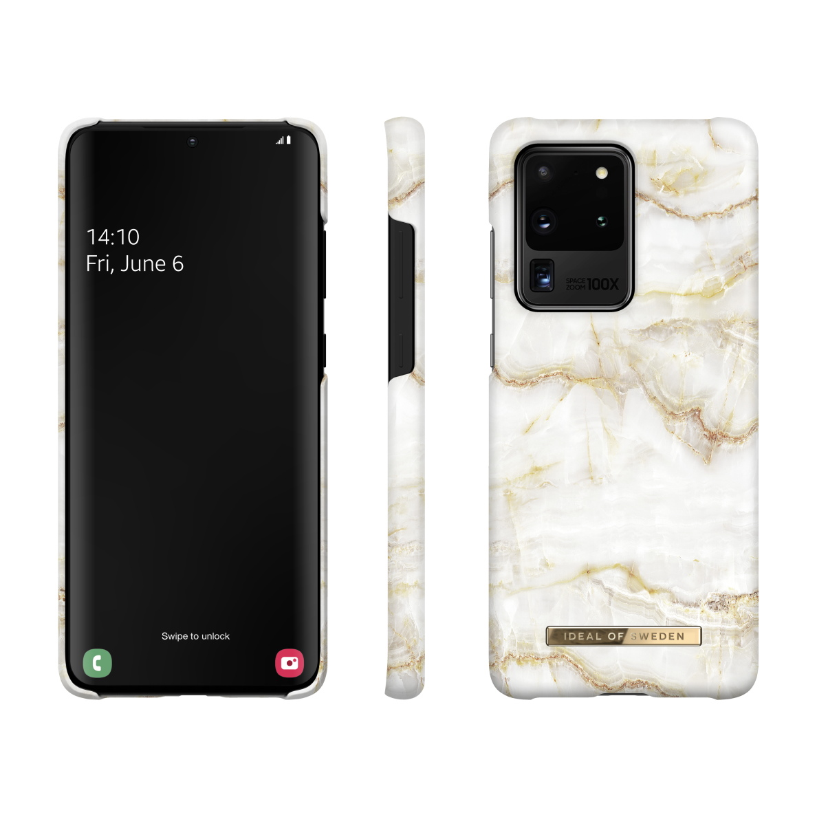 Samsung S20 ULTRA iDeal Of Sweden nugarėlė Golden Pearl Marble 2