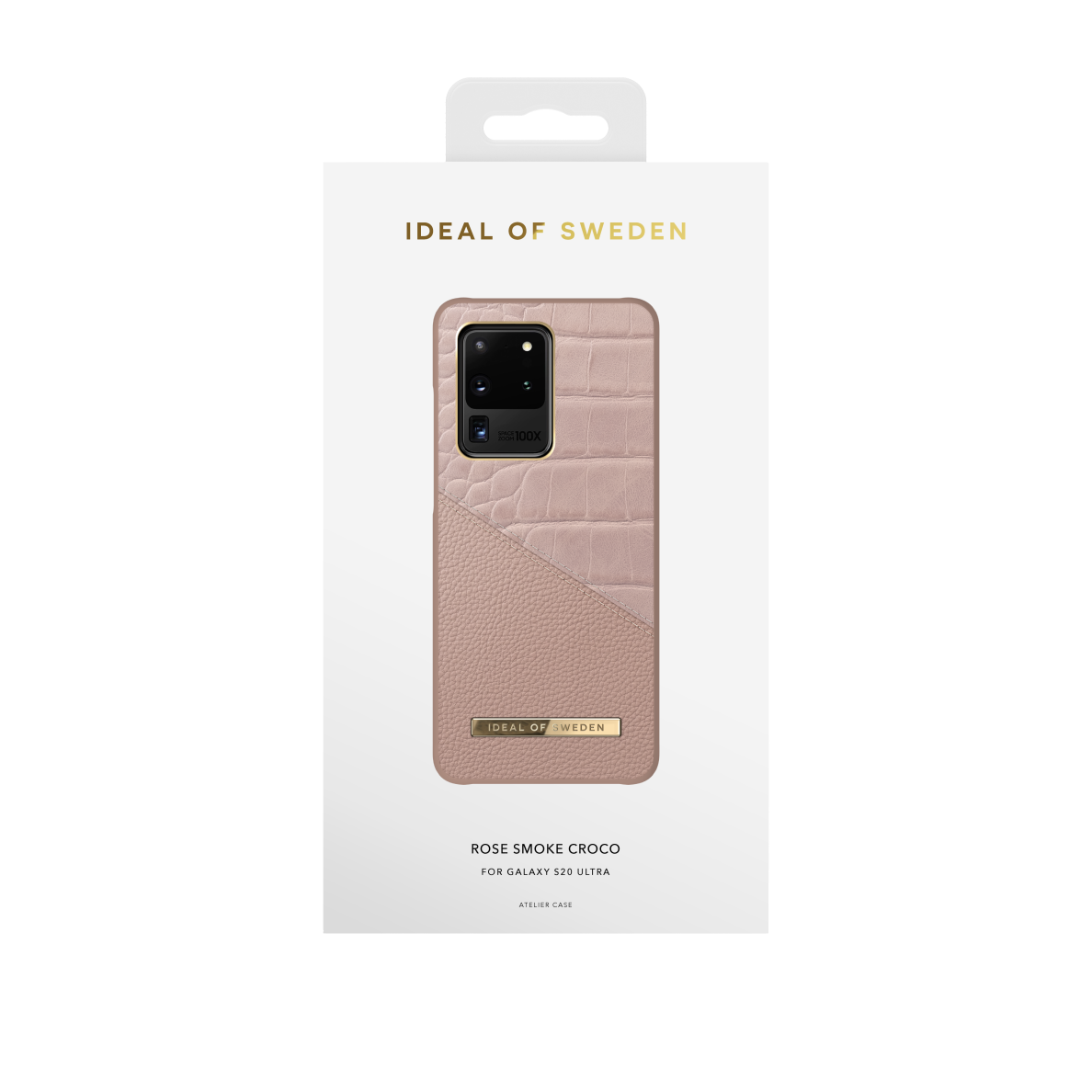 Samsung S20 ULTRA iDeal Of Sweden nugarėlė Rose Smoke Croco 2