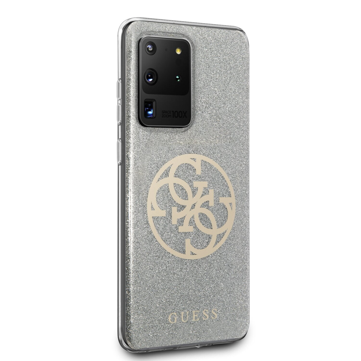 Samsung S20 ULTRA sidabro spalvos GUESS nugarėlė GUHCS69PCUGLLG 3