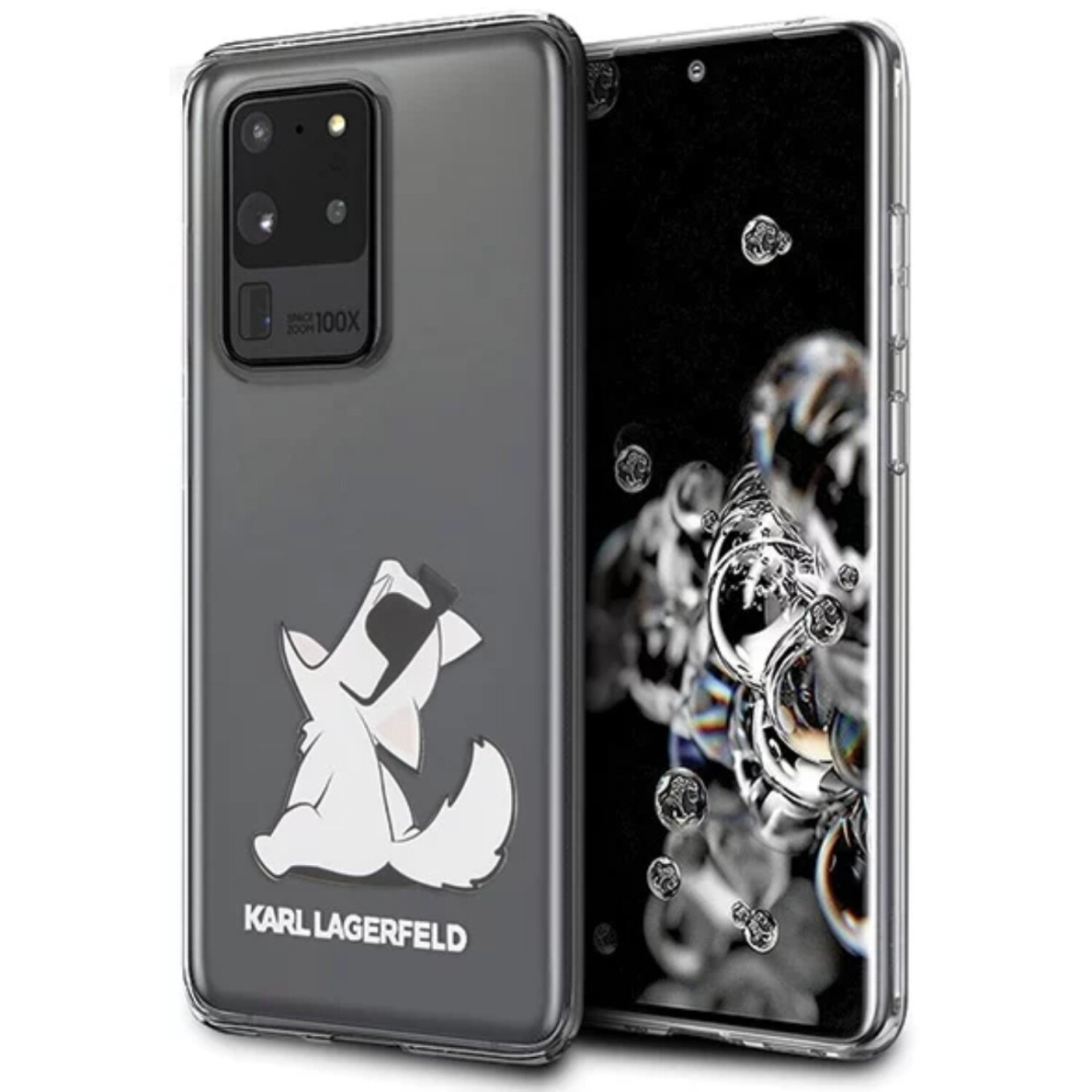 Samsung S20 ULTRA skaidri KARL LAGERFELD nugarėlė KLHCS69CFNRC