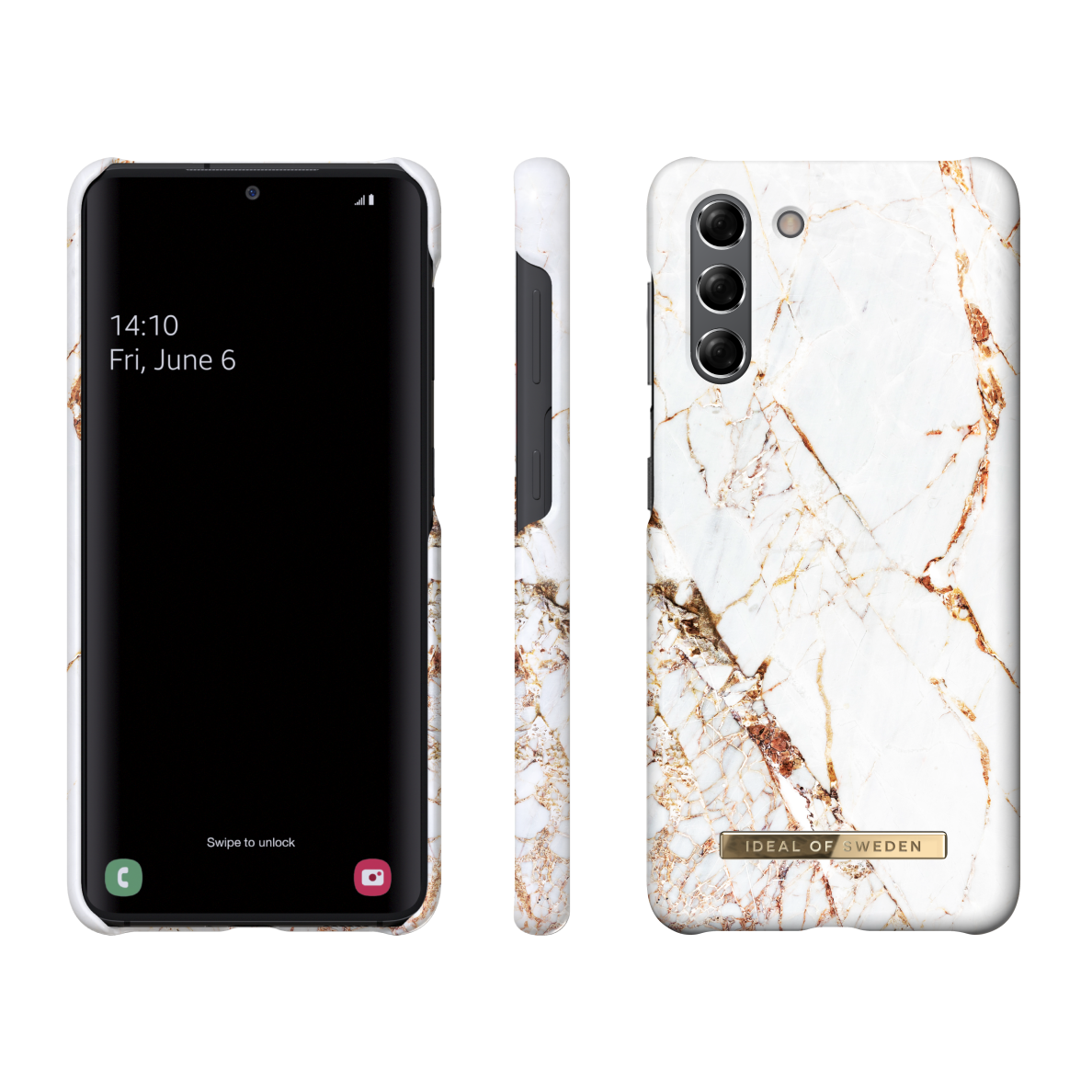 Samsung S21 iDeal Of Sweden nugarėlė Carrara Gold 1