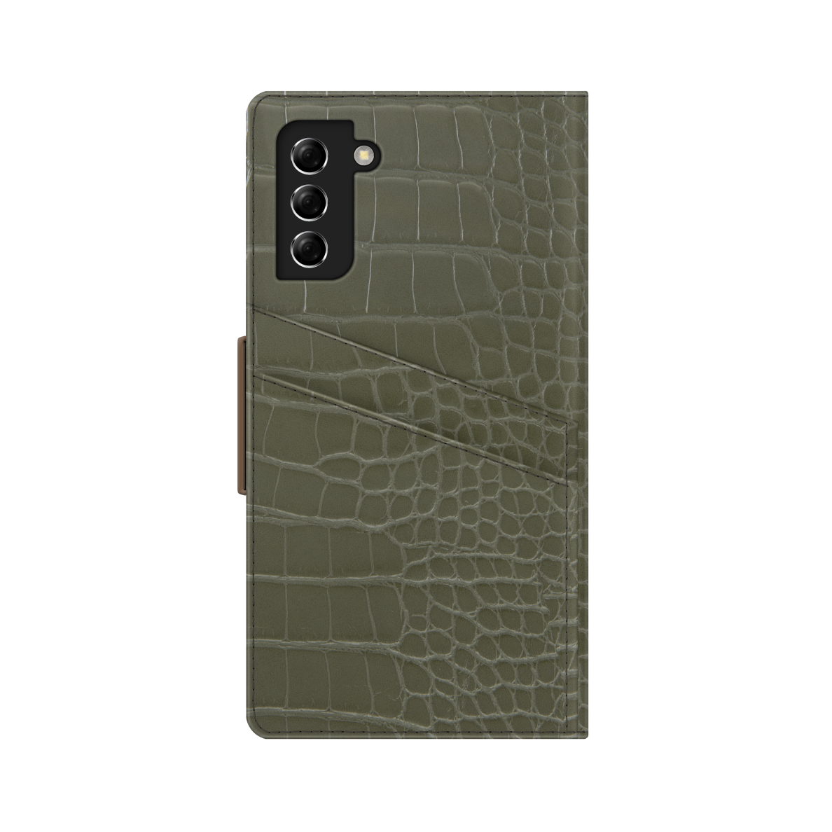 Samsung S21 PLUS iDeal Of Sweden dėklas Khaki Croco 1
