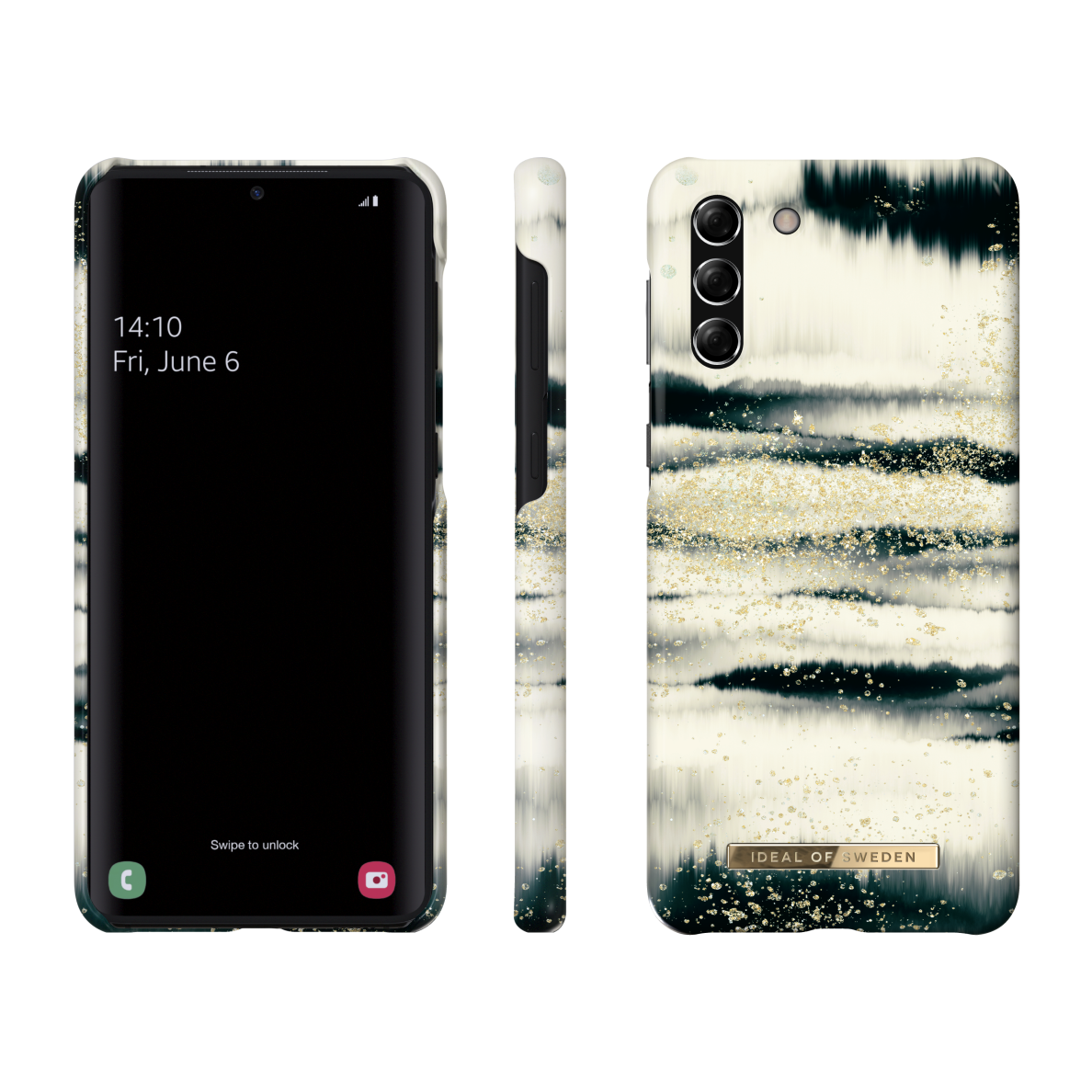 Samsung S21 PLUS iDeal Of Sweden nugarėlė Golden Tie Dye 1