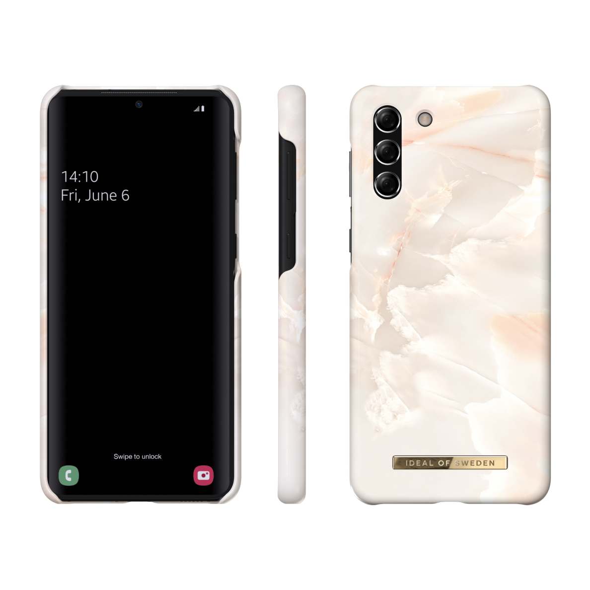 Samsung S21 PLUS iDeal Of Sweden nugarėlė Rose Pearl Marble 1
