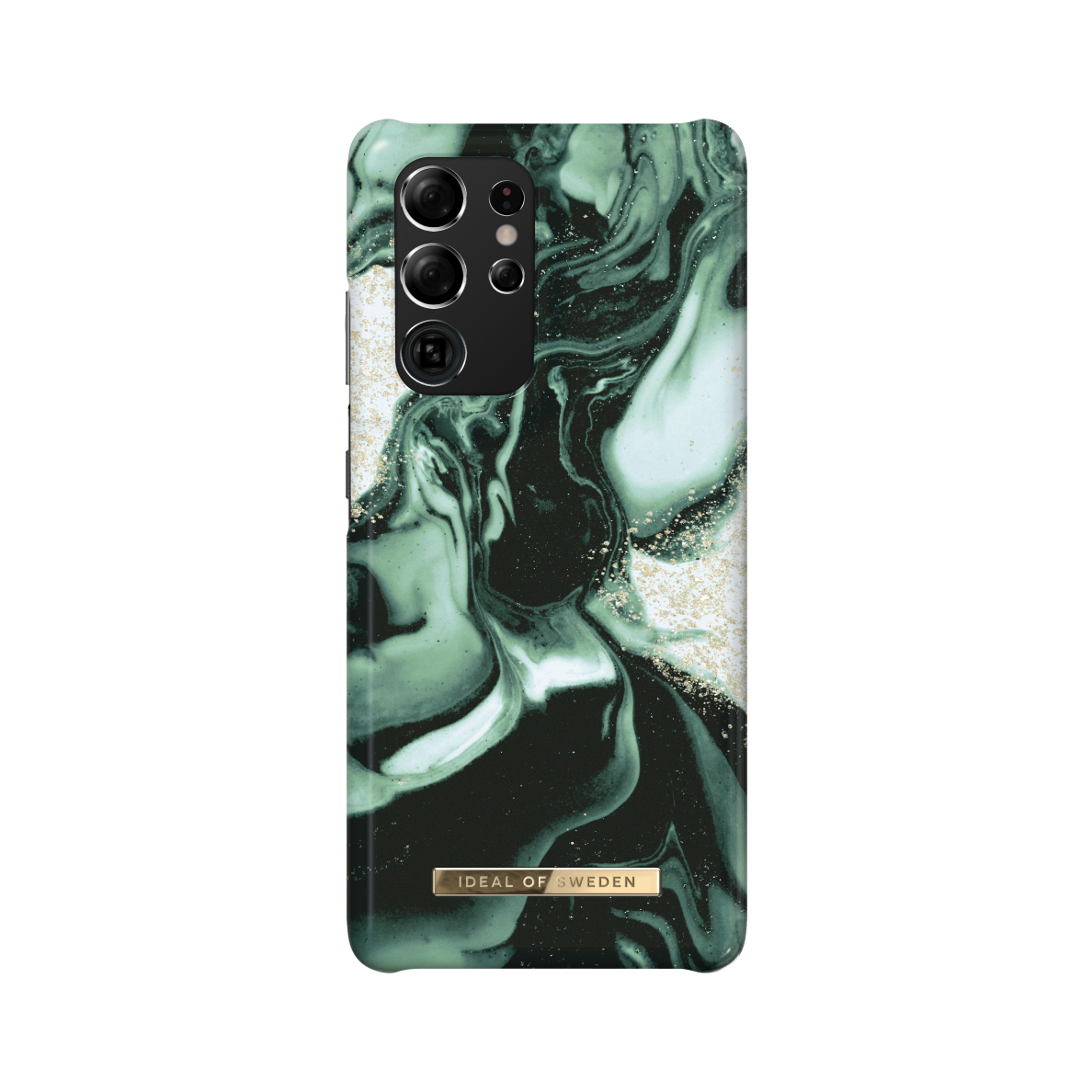 Samsung S21 ULTRA iDeal Of Sweden nugarėlė Golden Olive Marble Samsung S21 ULTRA iDeal Of Sweden nugarėlė Golden Olive Marble