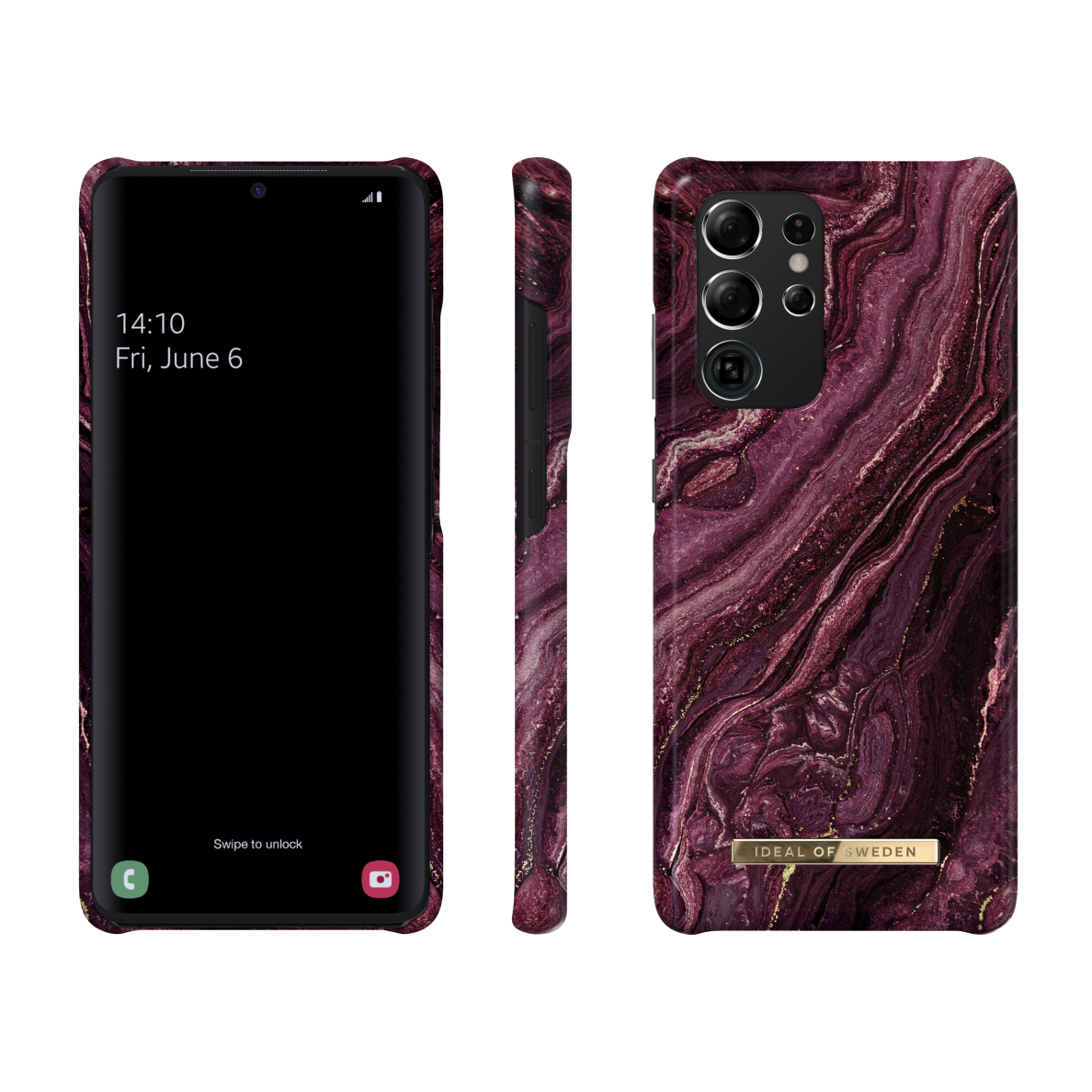 Samsung S21 ULTRA iDeal Of Sweden nugarėlė Golden Plum 2