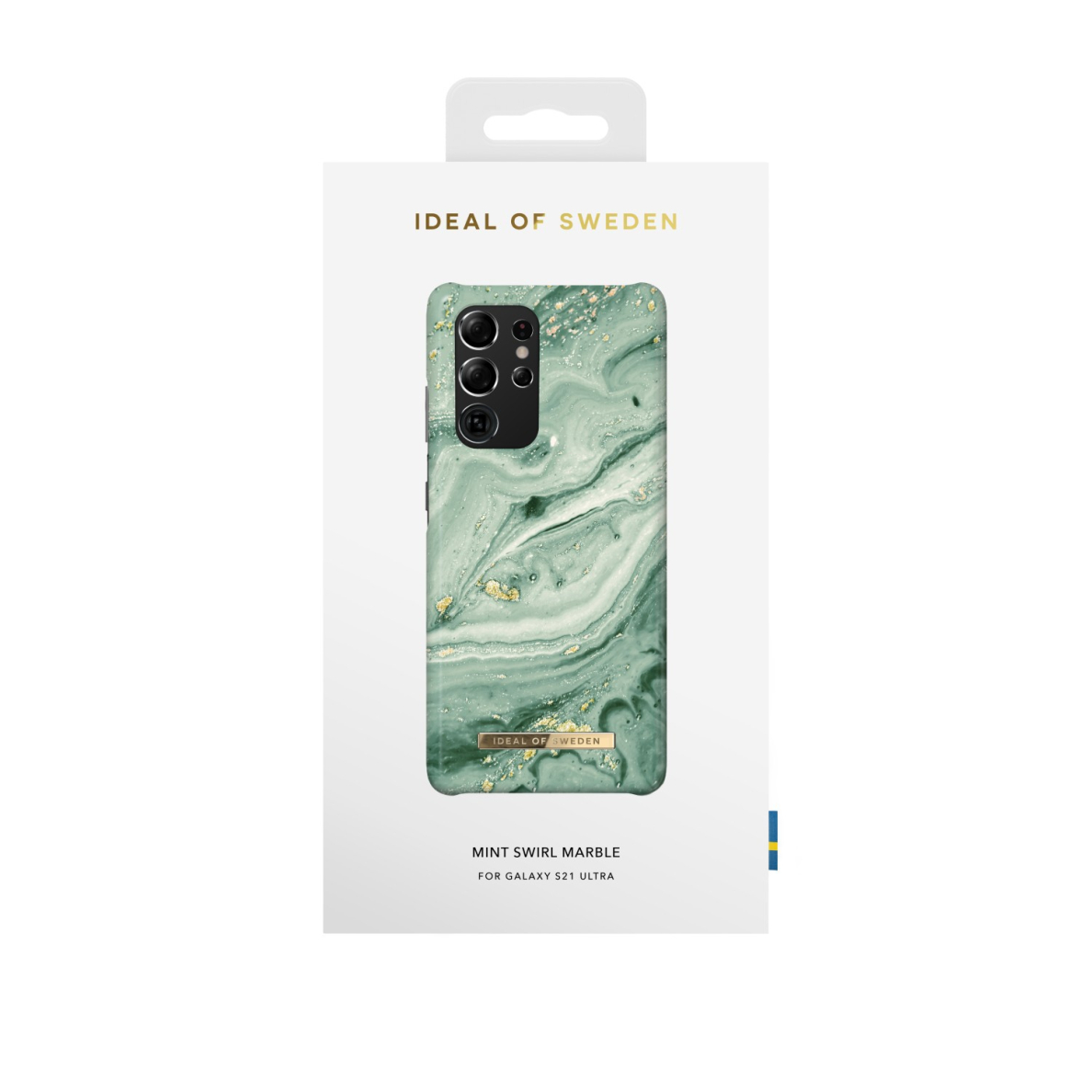 Samsung S21 ULTRA iDeal Of Sweden nugarėlė Mint Swirl Marble 2