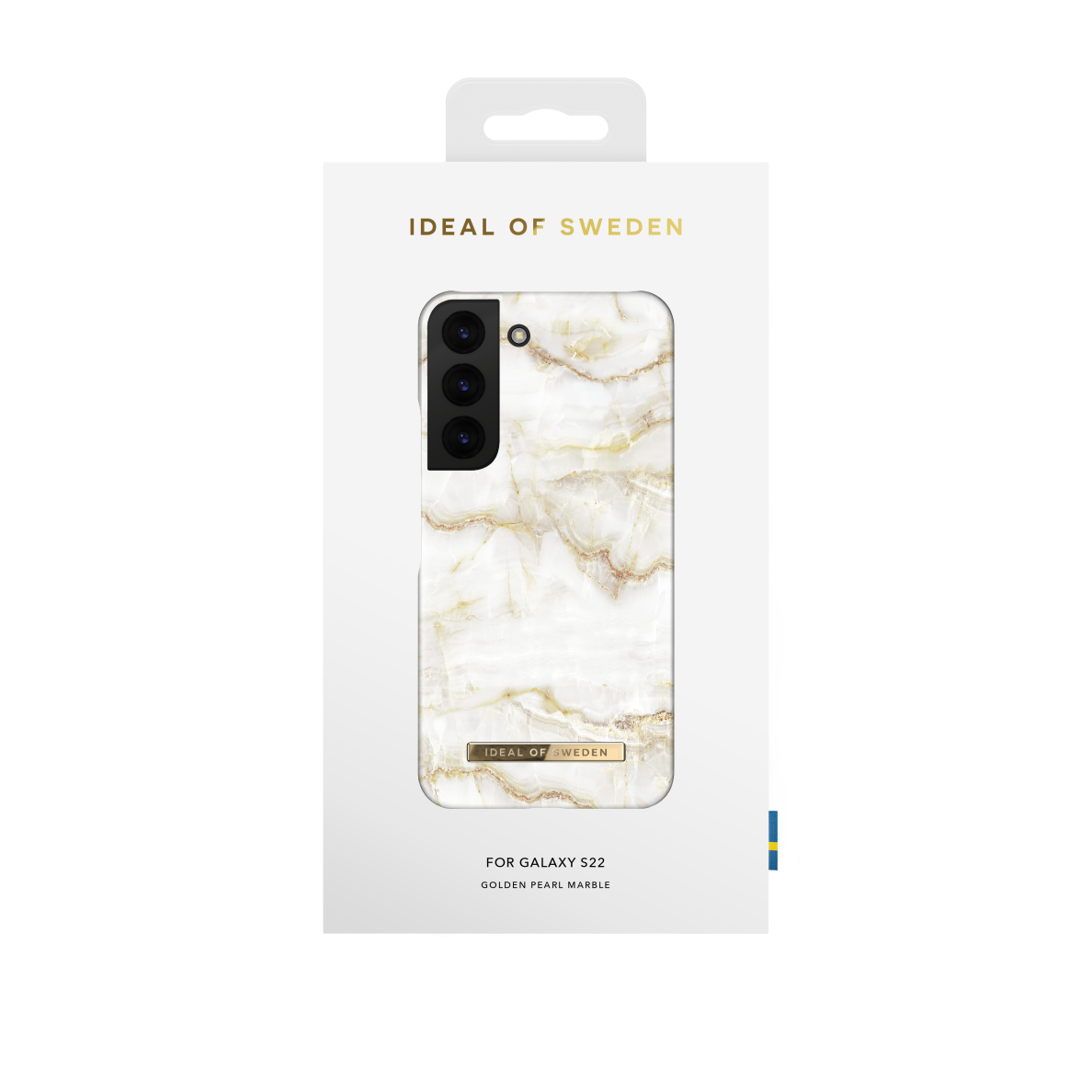 Samsung S22 iDeal Of Sweden nugarėlė Golden Pearl Marble 1
