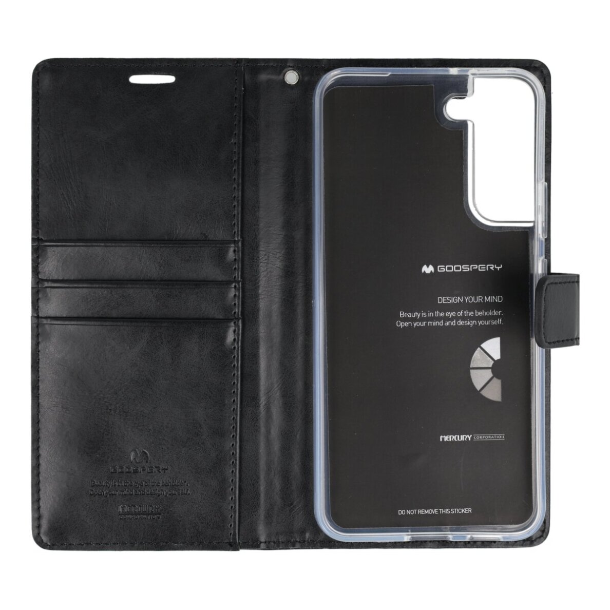 Samsung S22 PLUS black MERCURY BLUE MOON2 dėklas 1