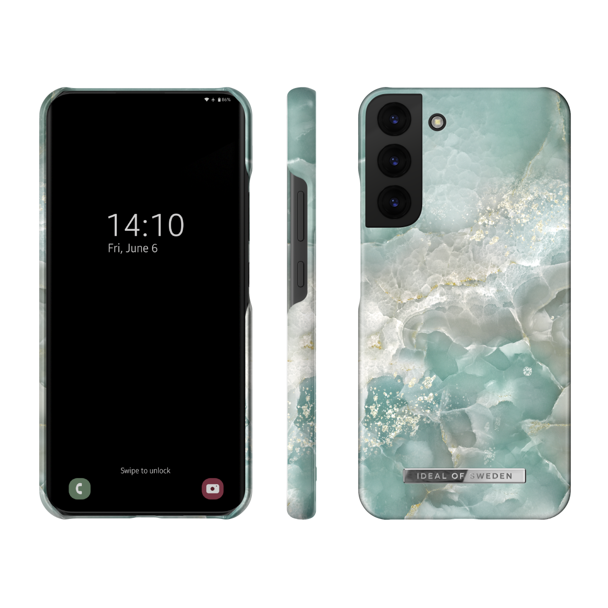 Samsung S22 PLUS iDeal Of Sweden nugarėlė Azura Marble 1