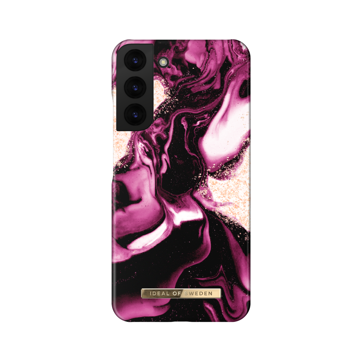 Samsung S22 PLUS iDeal Of Sweden nugarėlė Golden Ruby Marble