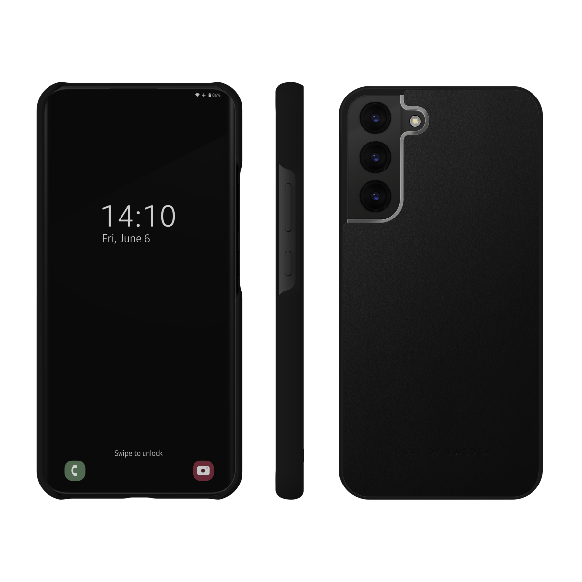 Samsung S22 PLUS iDeal Of Sweden nugarėlė Intense Black 1 Samsung S22 PLUS iDeal Of Sweden nugarėlė Intense Black 1