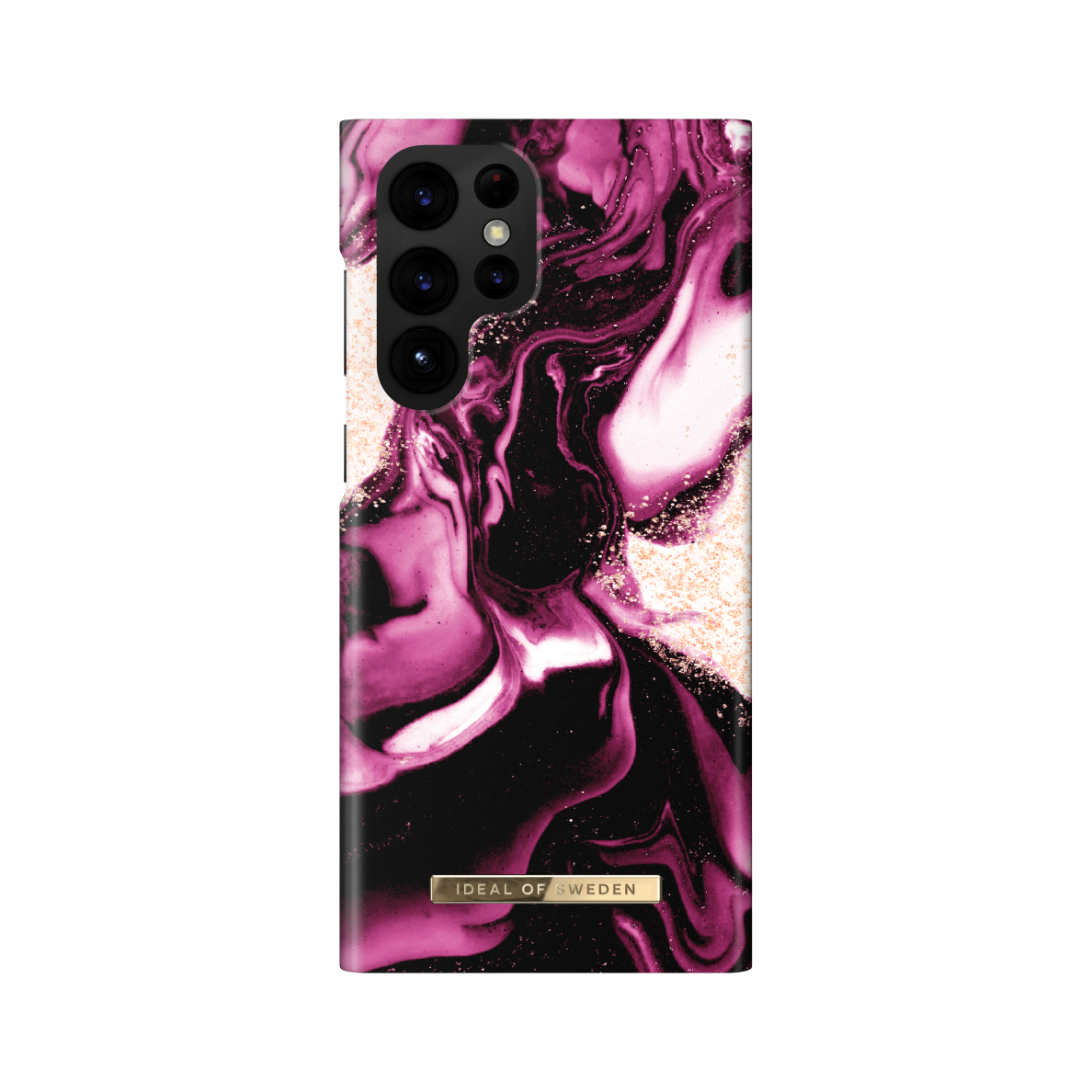 Samsung S22 ULTRA iDeal Of Sweden nugarėlė Golden Ruby Marble