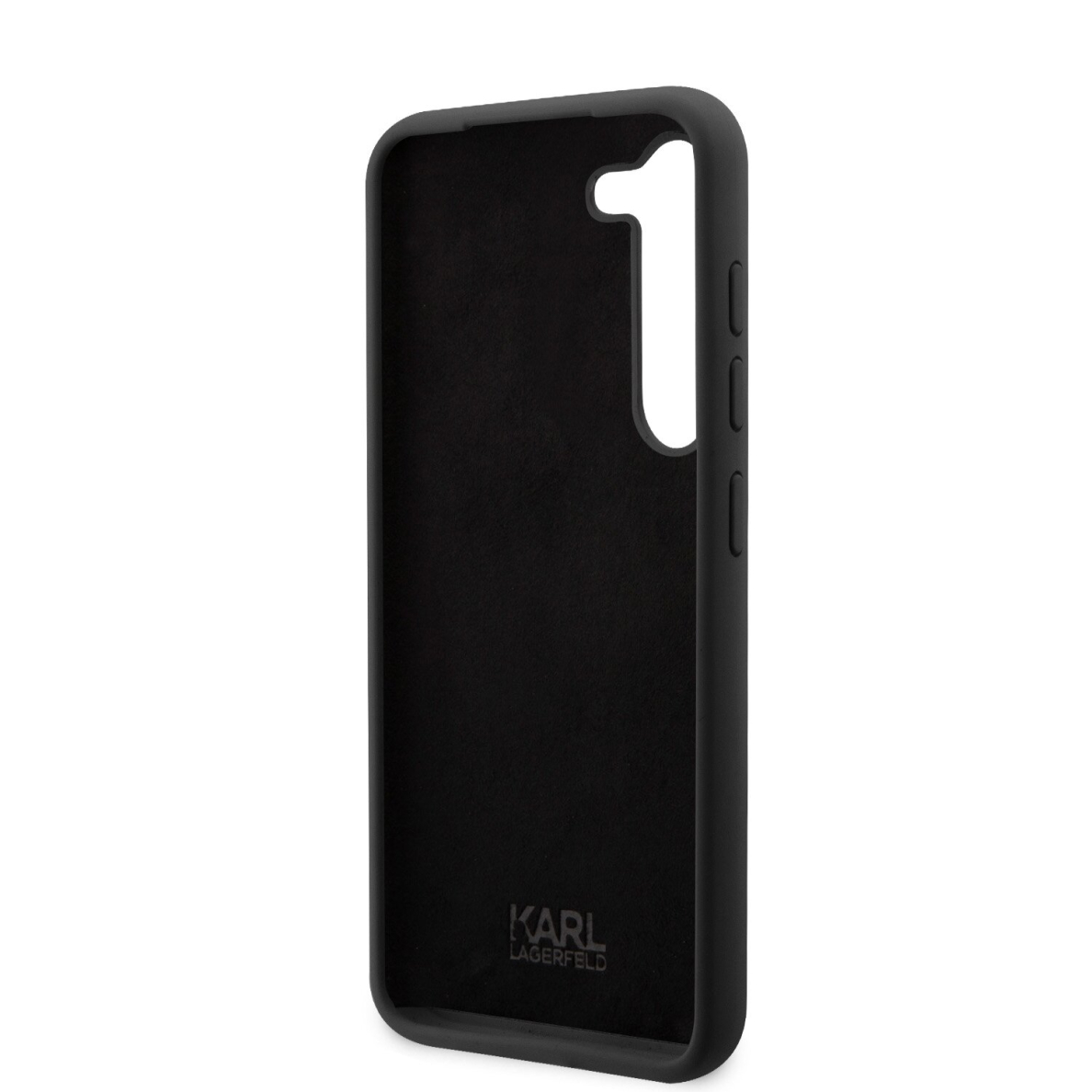 Samsung S23 black NFT Liquid Silicone KARL LAGERFELD nugarėlė 6