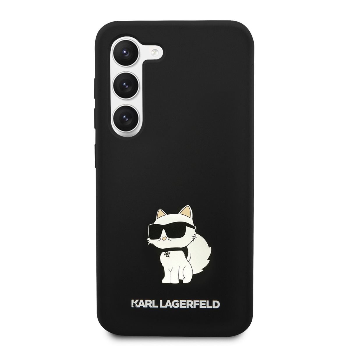 Samsung S23 black NFT Liquid Silicone KARL LAGERFELD nugarėlė 2