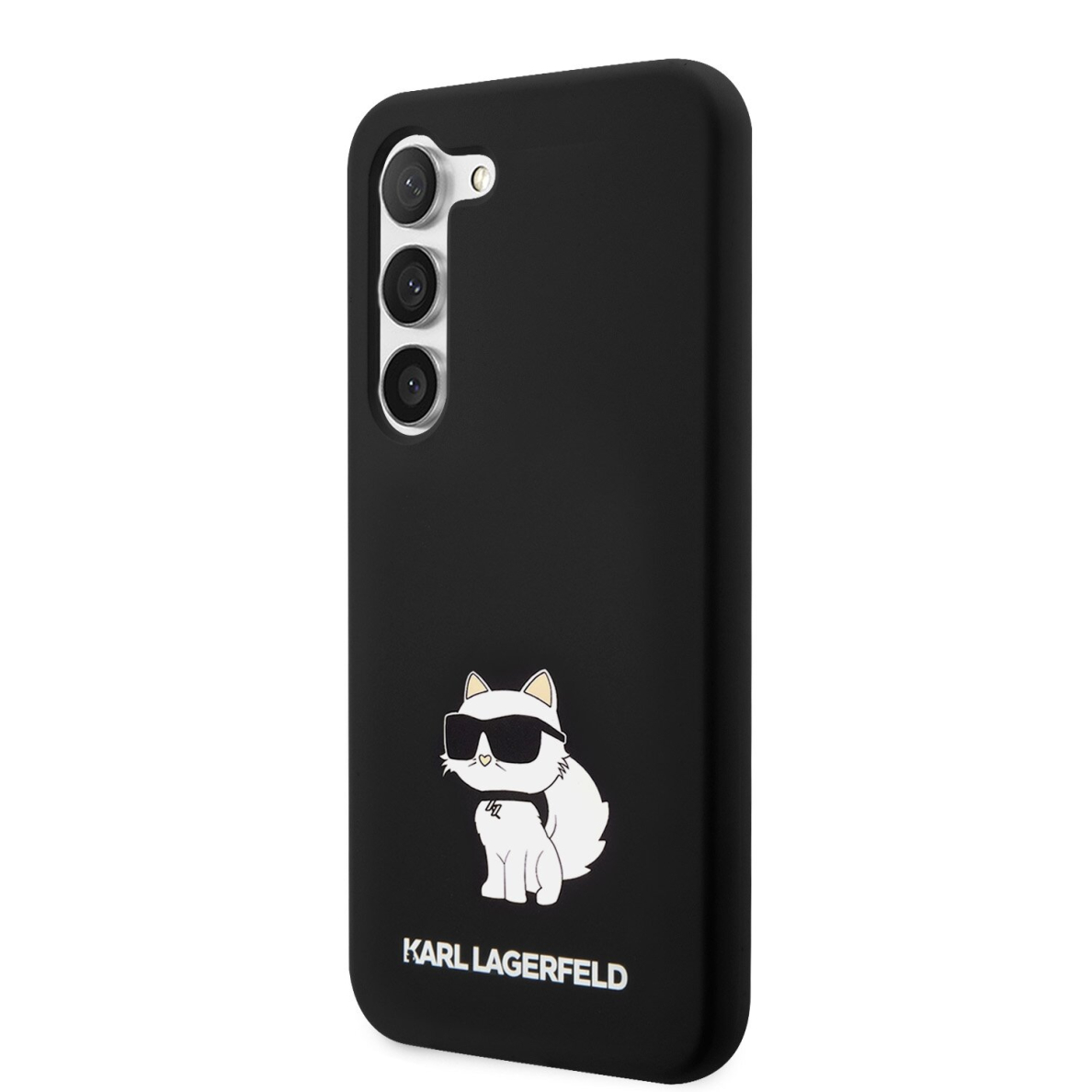 Samsung S23 black NFT Liquid Silicone KARL LAGERFELD nugarėlė 3