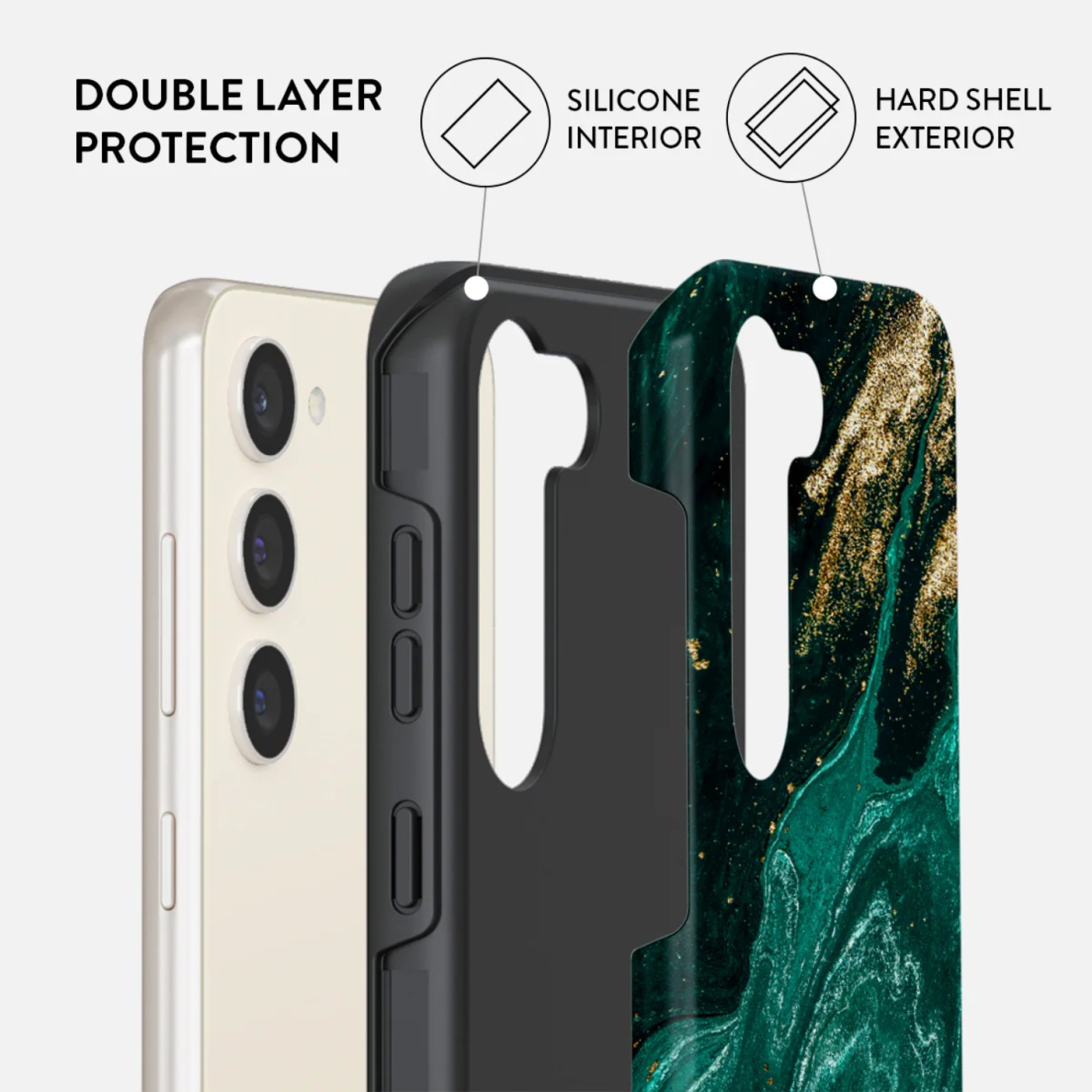 Samsung S23 Emerald Pool Tough BURGA nugarėlė 1