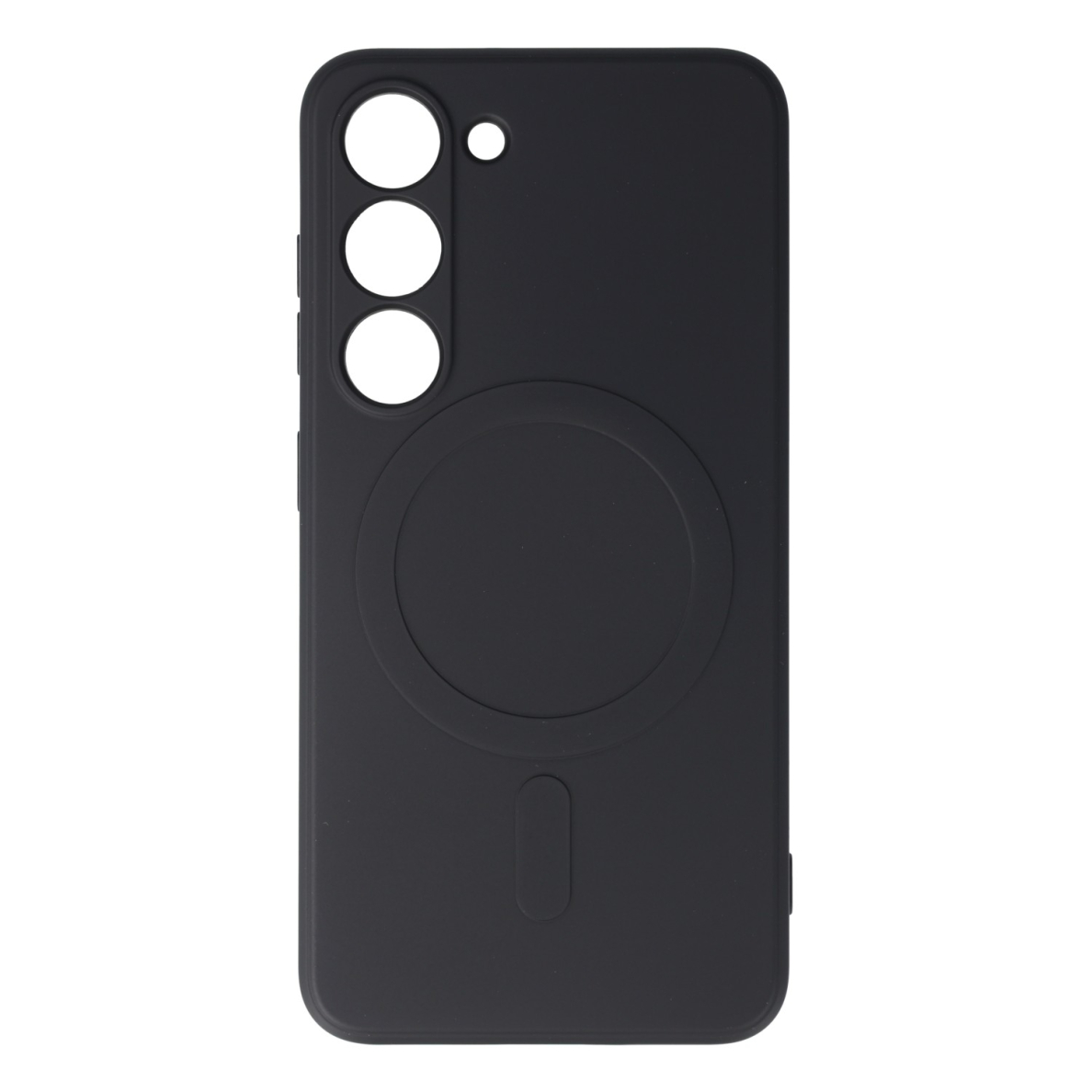 Samsung S23 FE black MERCURY SILICONE MAGSAFE nugarėlė