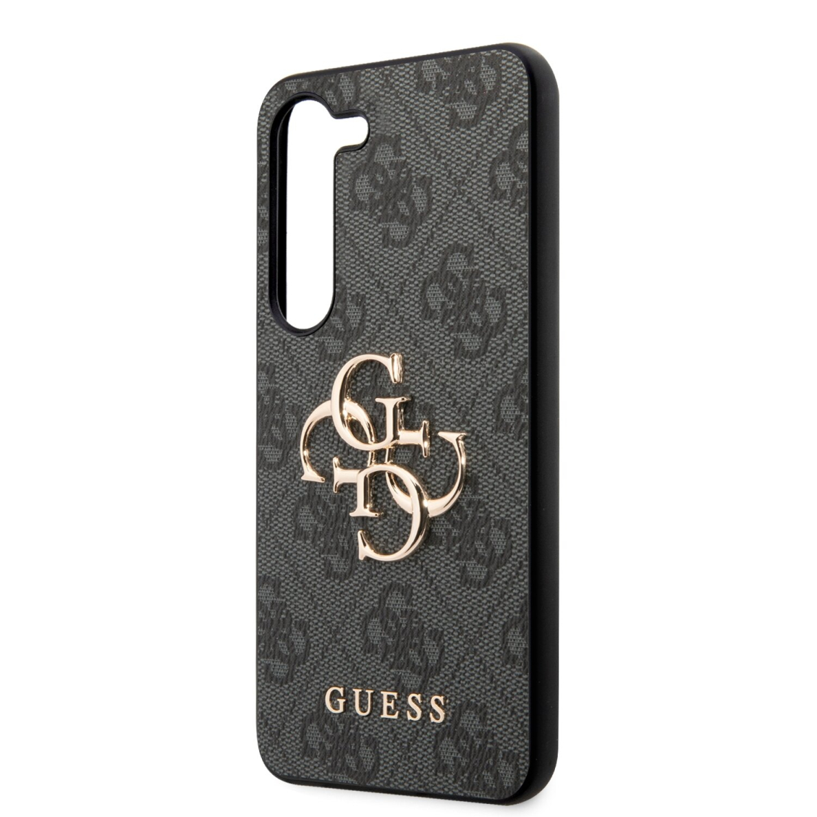 Samsung S23 grey Metal Logo GUESS nugarėlė 5