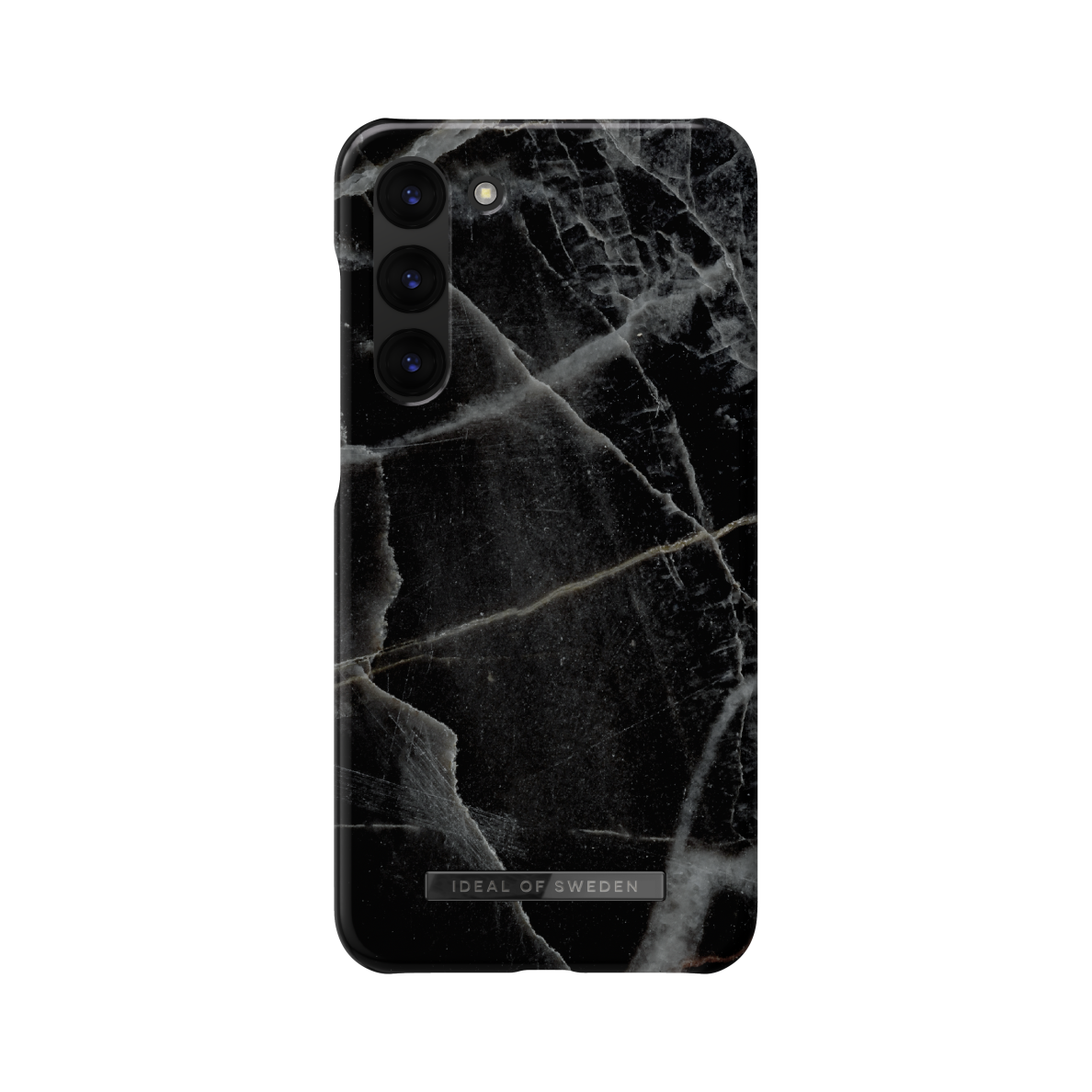 Samsung S23 iDeal Of Sweden nugarėlė Black Thunder Marble