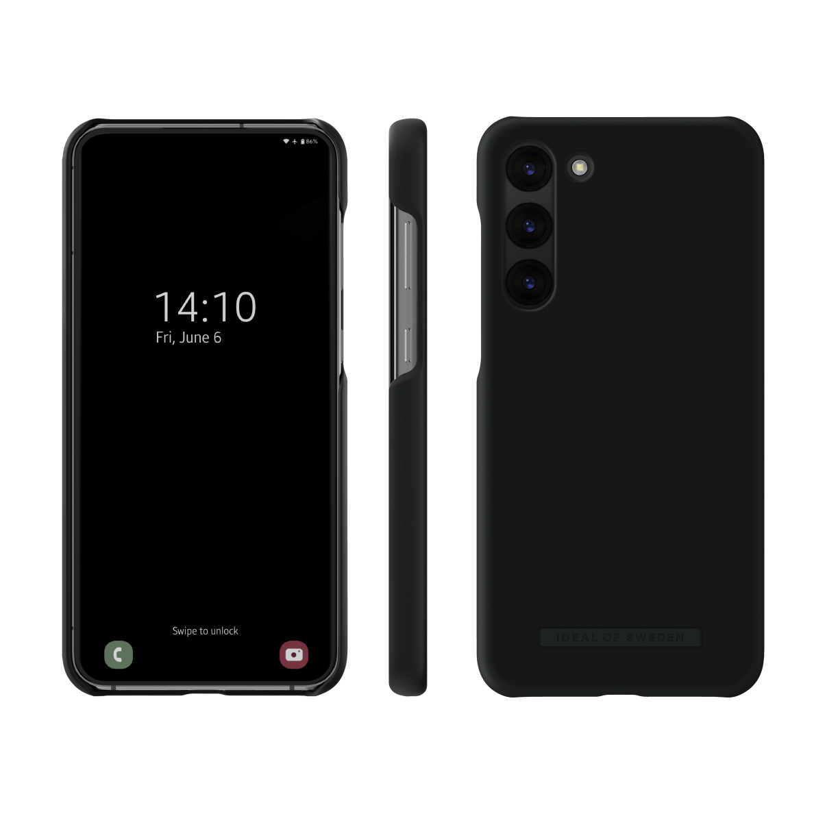 Samsung S23 iDeal Of Sweden nugarėlė Coal Black 1