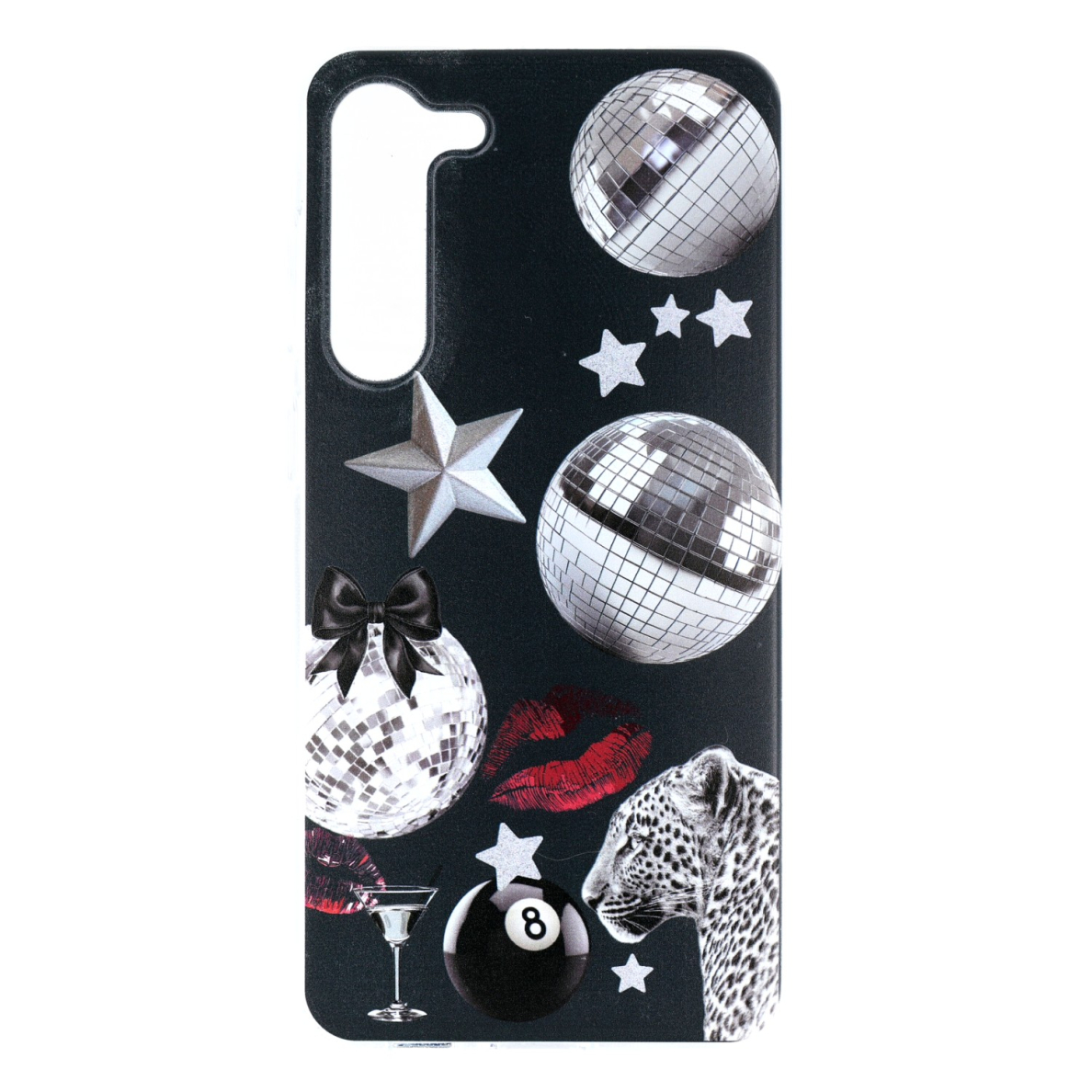 Samsung S23 PLUS clear nugarėlė Party Design00329