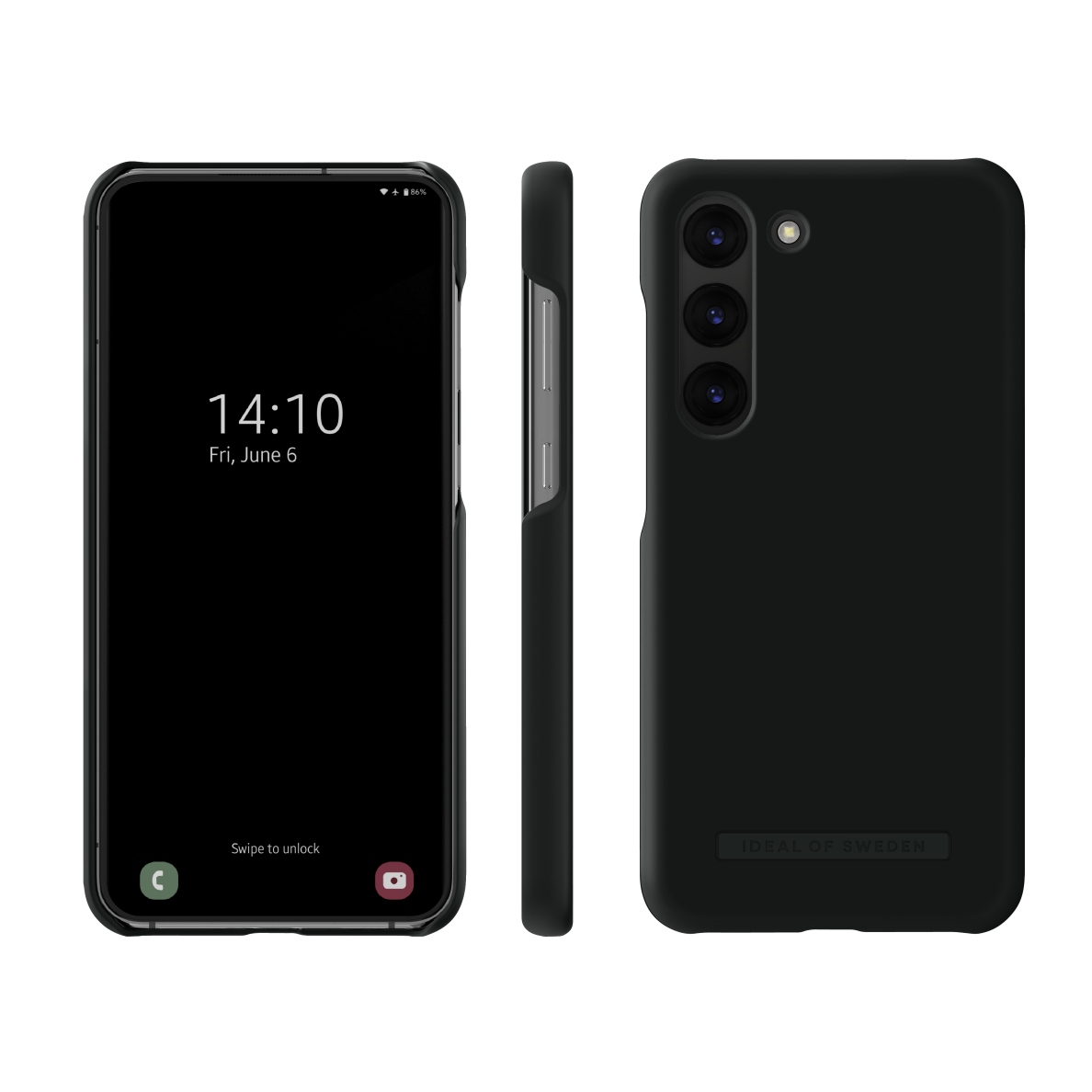 Samsung S23 PLUS iDeal Of Sweden nugarėlė Coal Black 1