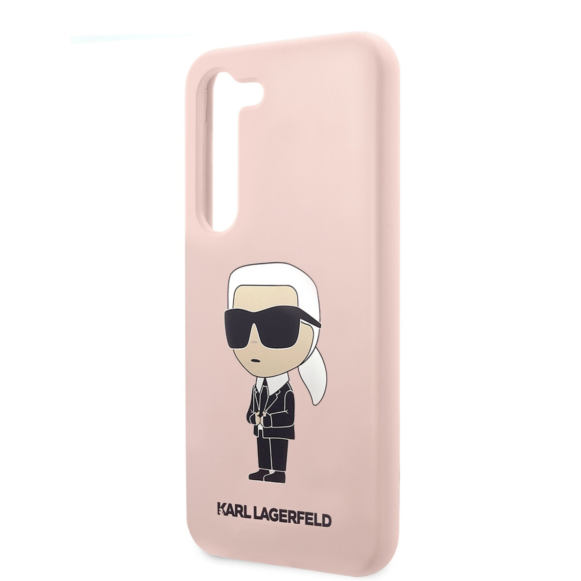 Samsung S23 PLUS pink NFT Liquid Silicone KARL LAGERFELD nugarėlė 5