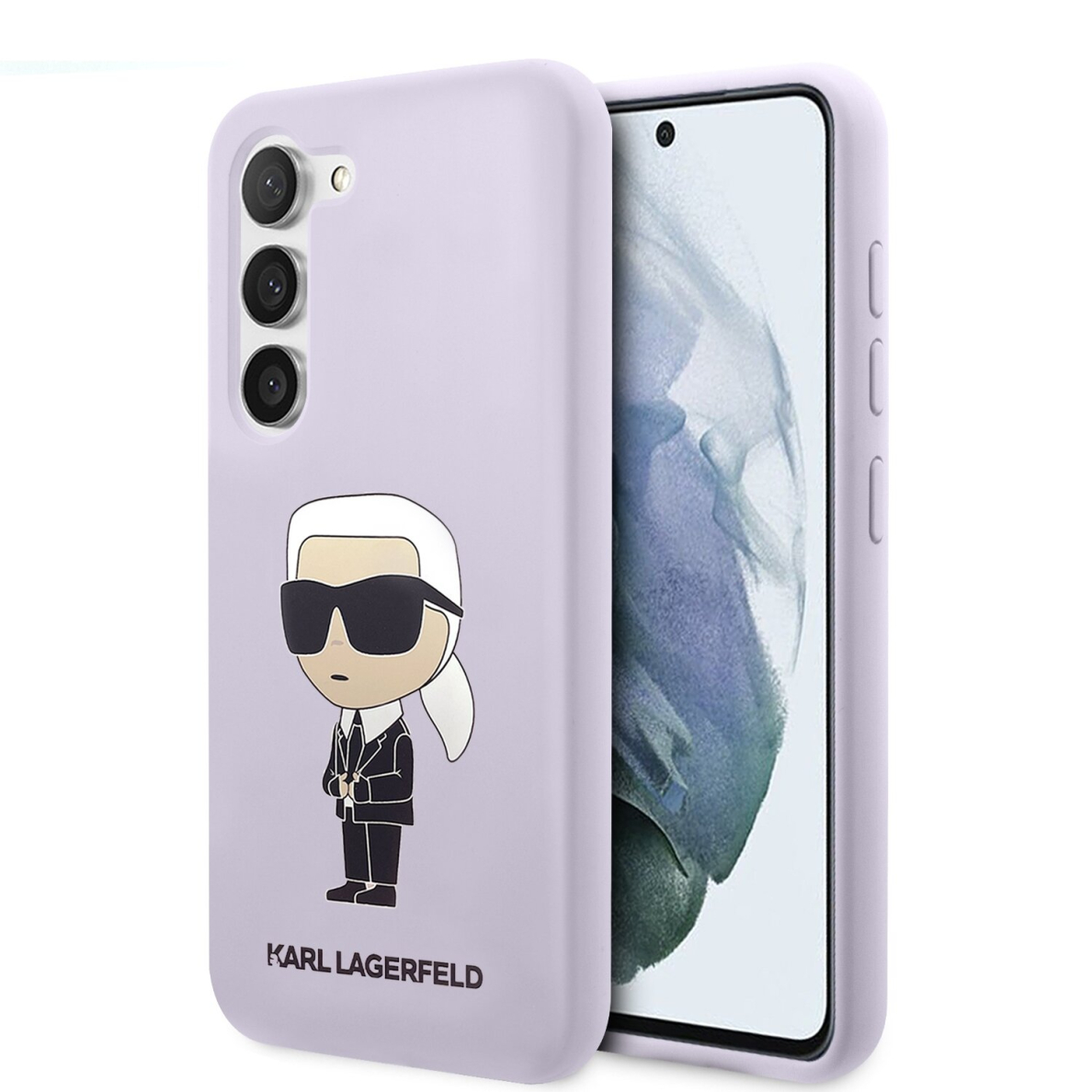 Samsung S23 purple NFT Liquid Silicone KARL LAGERFELD nugarėlė