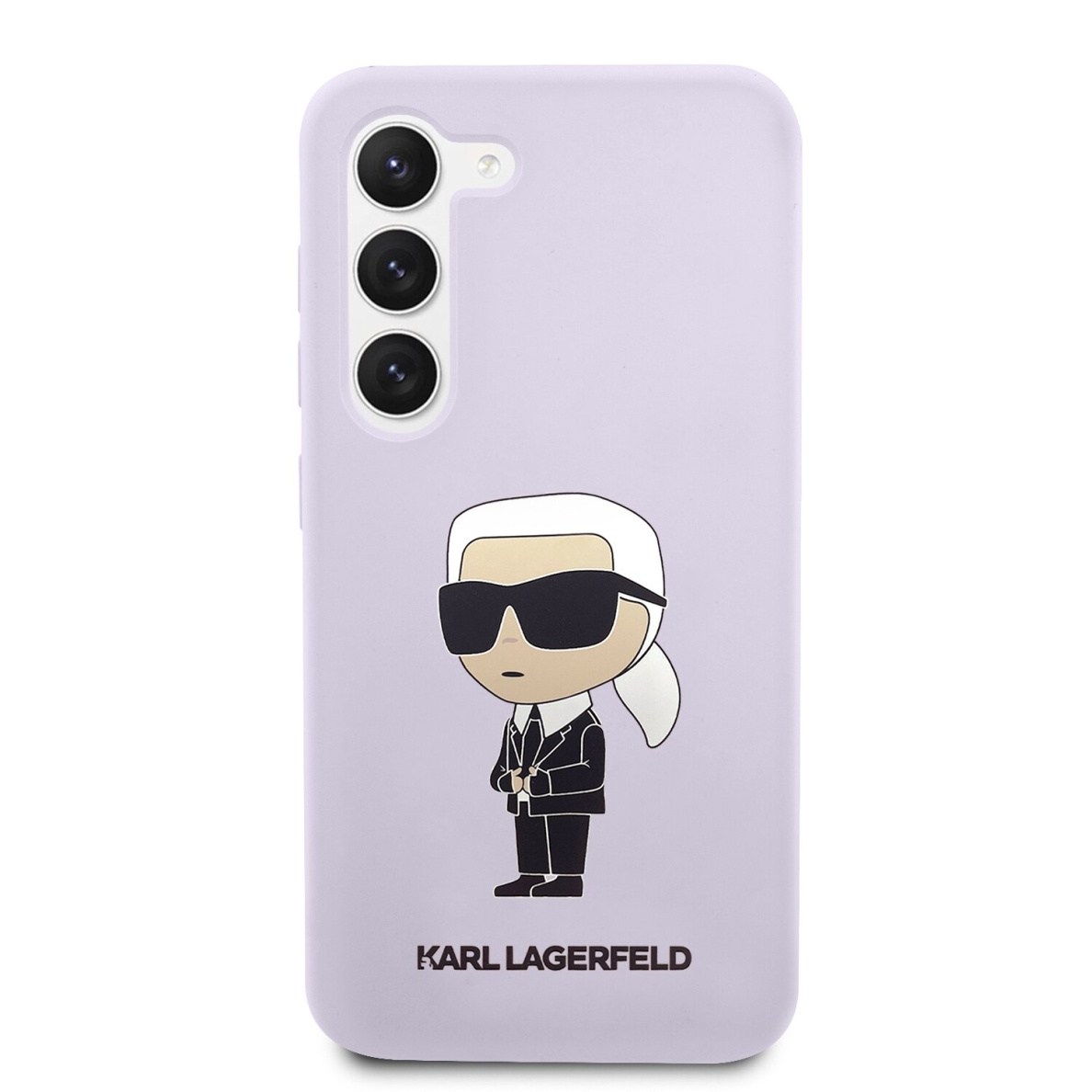 Samsung S23 purple NFT Liquid Silicone KARL LAGERFELD nugarėlė 2