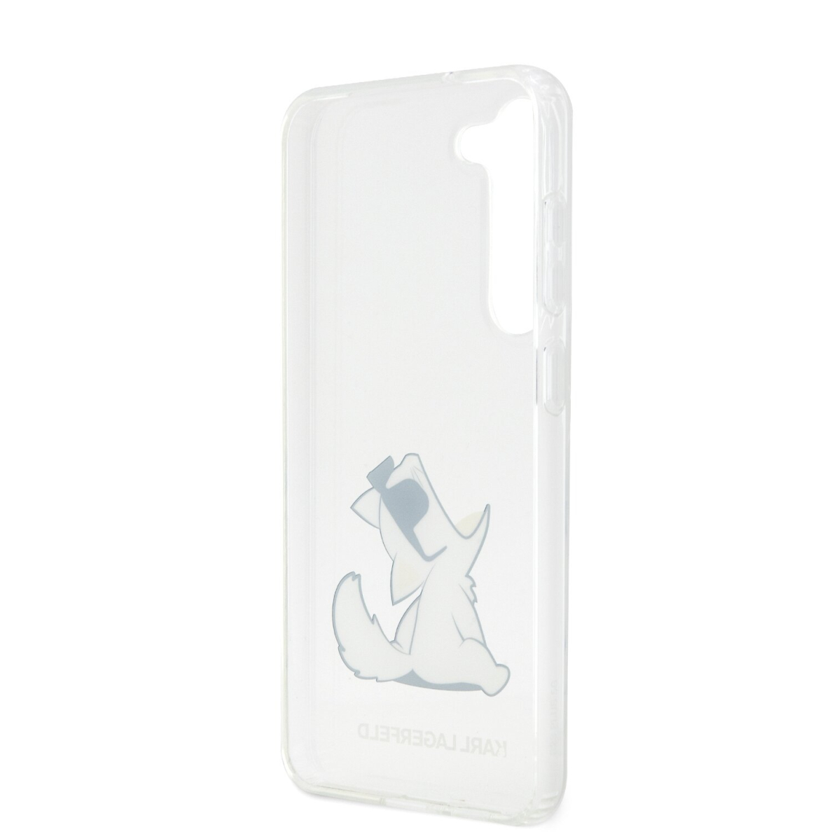 Samsung S23 transparent Choupette eat KARL LAGERFELD nugarėlė 6