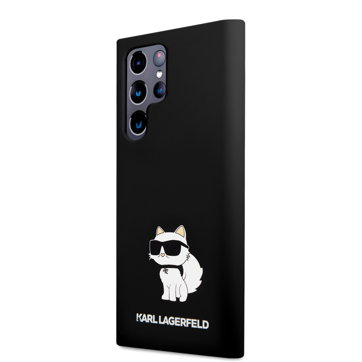 Samsung S23 ULTRA black NFT Liquid Silicone KARL LAGERFELD nugarėlė 3