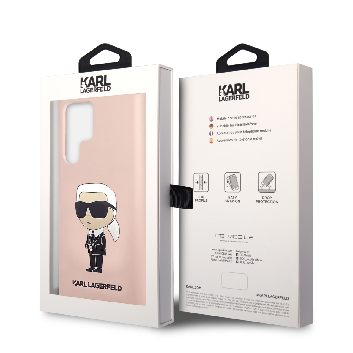 Samsung S23 ULTRA pink NFT Liquid Silicone KARL LAGERFELD nugarėlė 7
