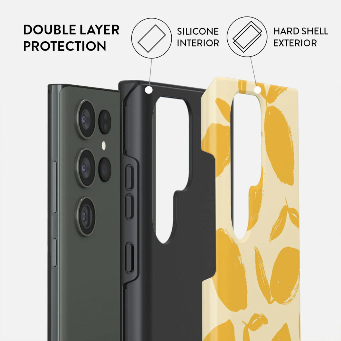 Samsung S23 ULTRA / S22 ULTRA Lemon Tart Tough BURGA nugarėlė 1