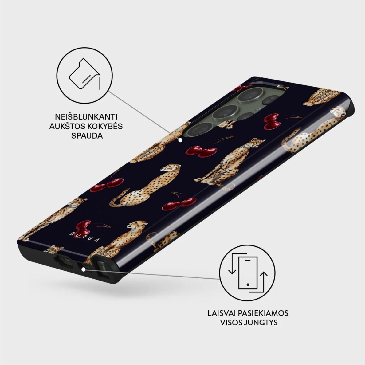 Samsung S23 ULTRA / S22 ULTRA Magnetic Cougar Tough BURGA nugarėlė 2